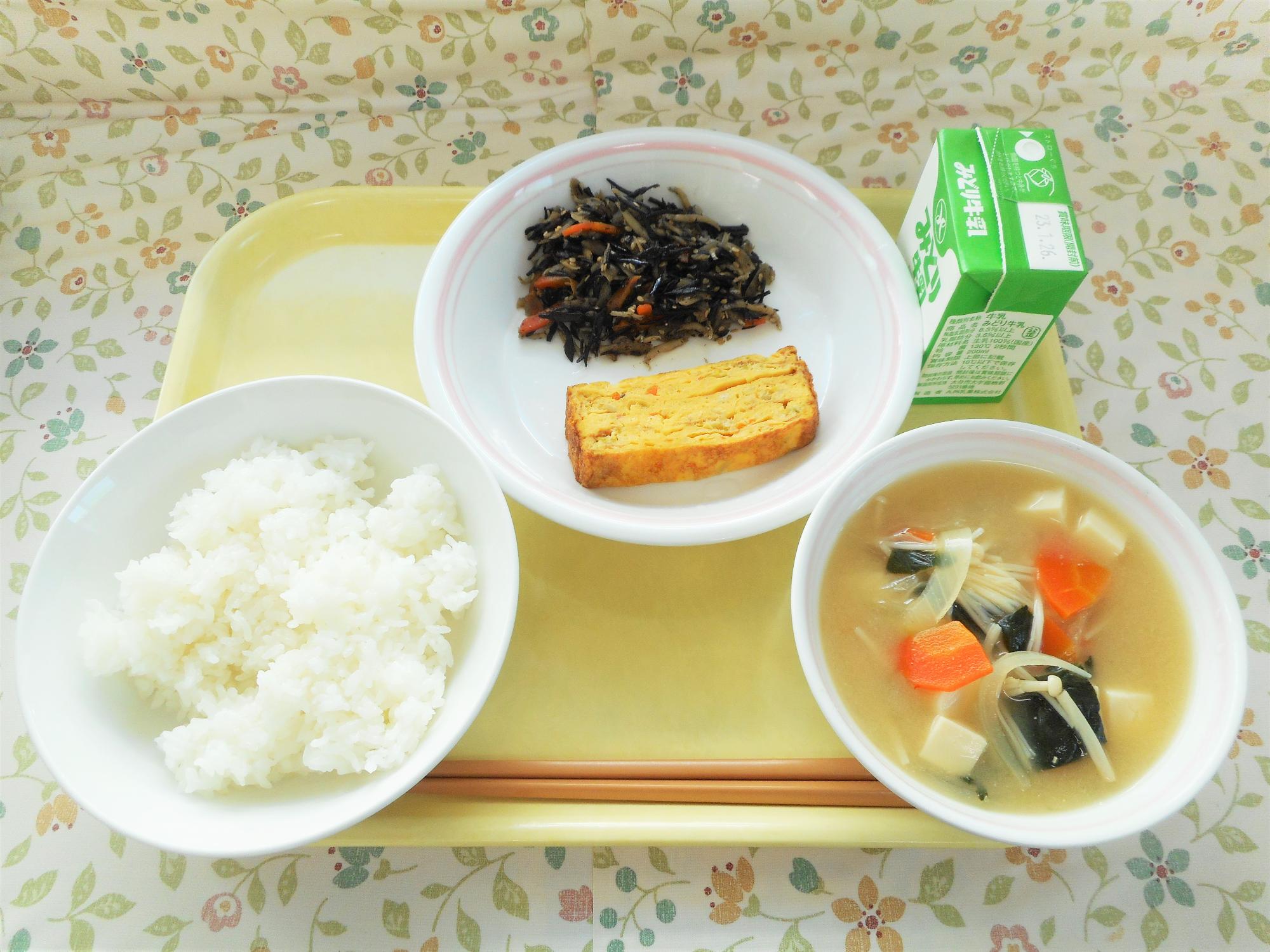 2023年1月17日の給食写真