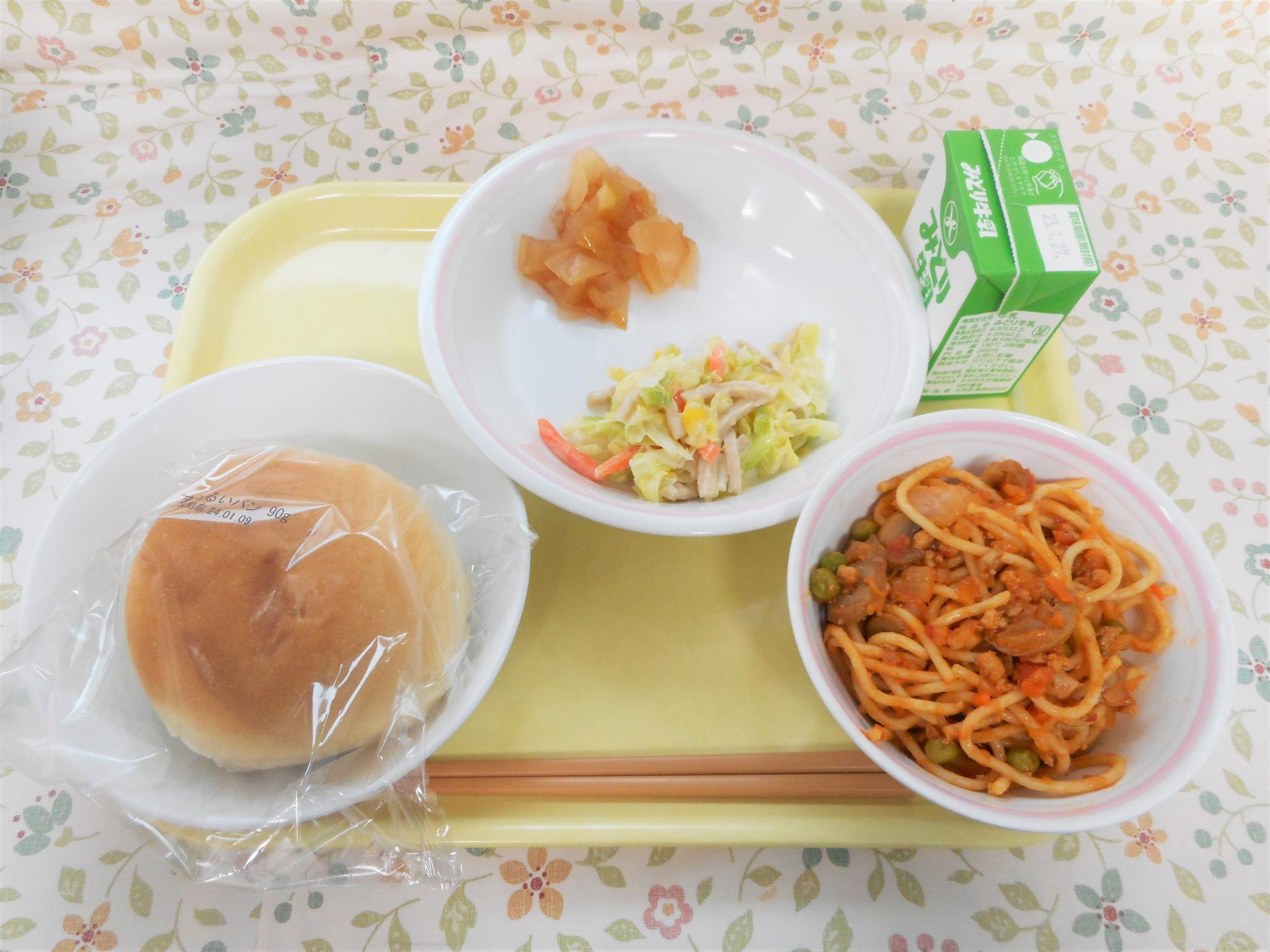 2023年1月18日の給食写真