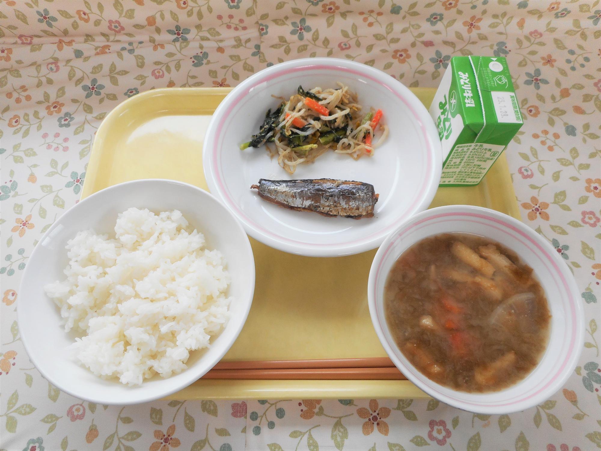 2023年1月19日の給食写真
