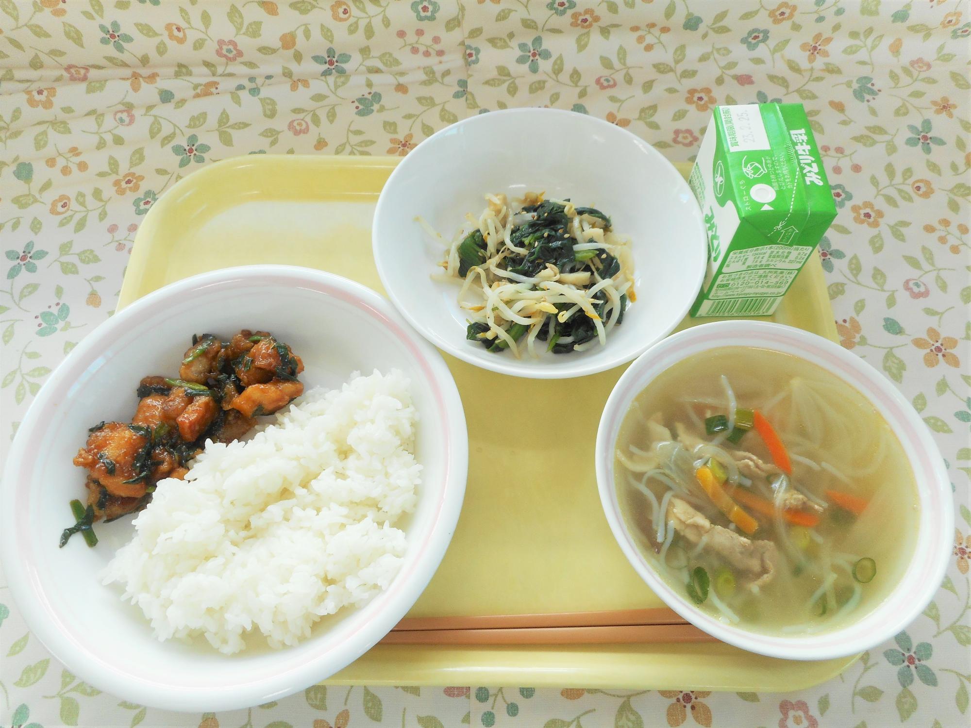 2023年2月16日の給食写真