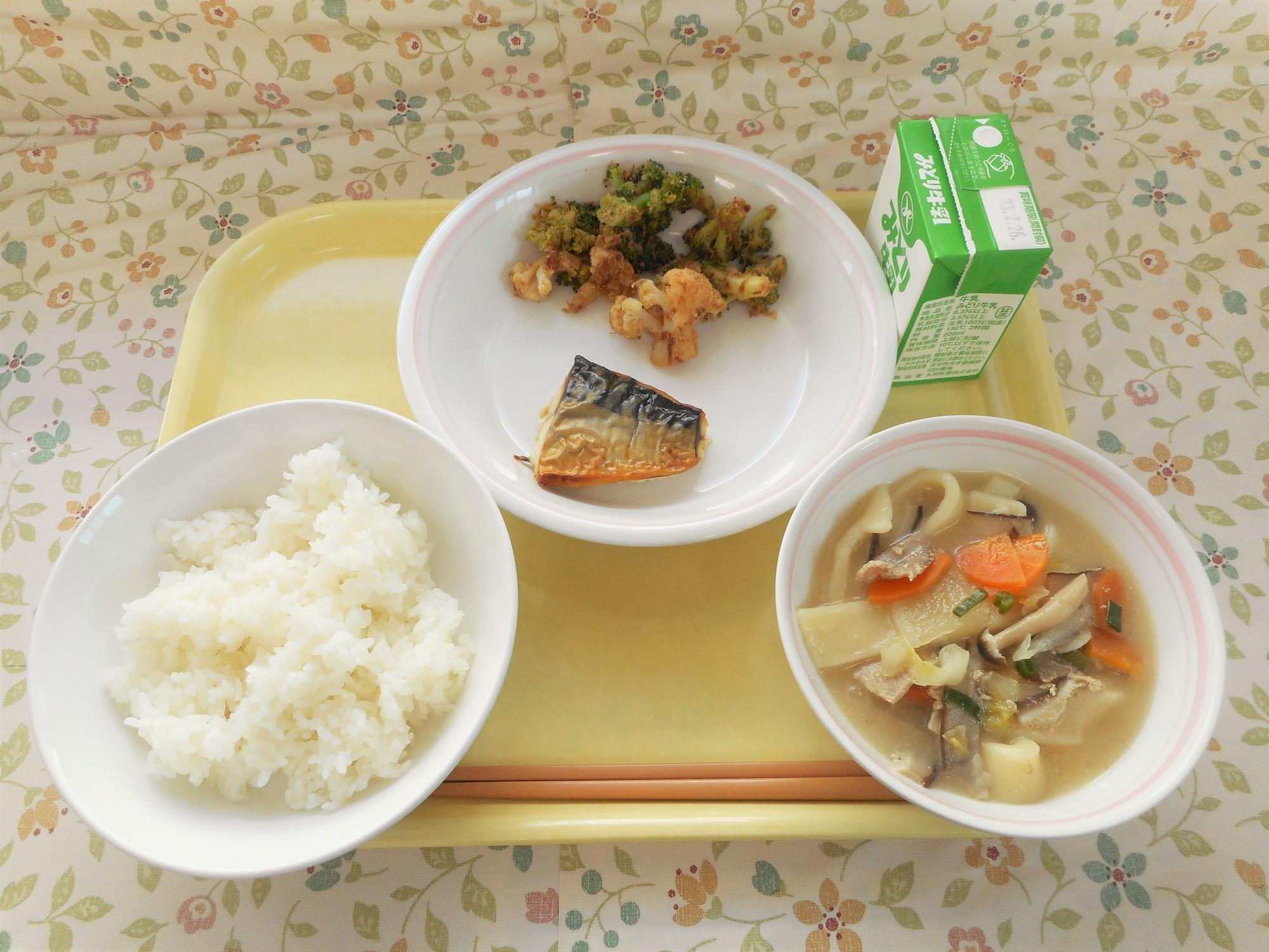 2023年2月17日の給食写真