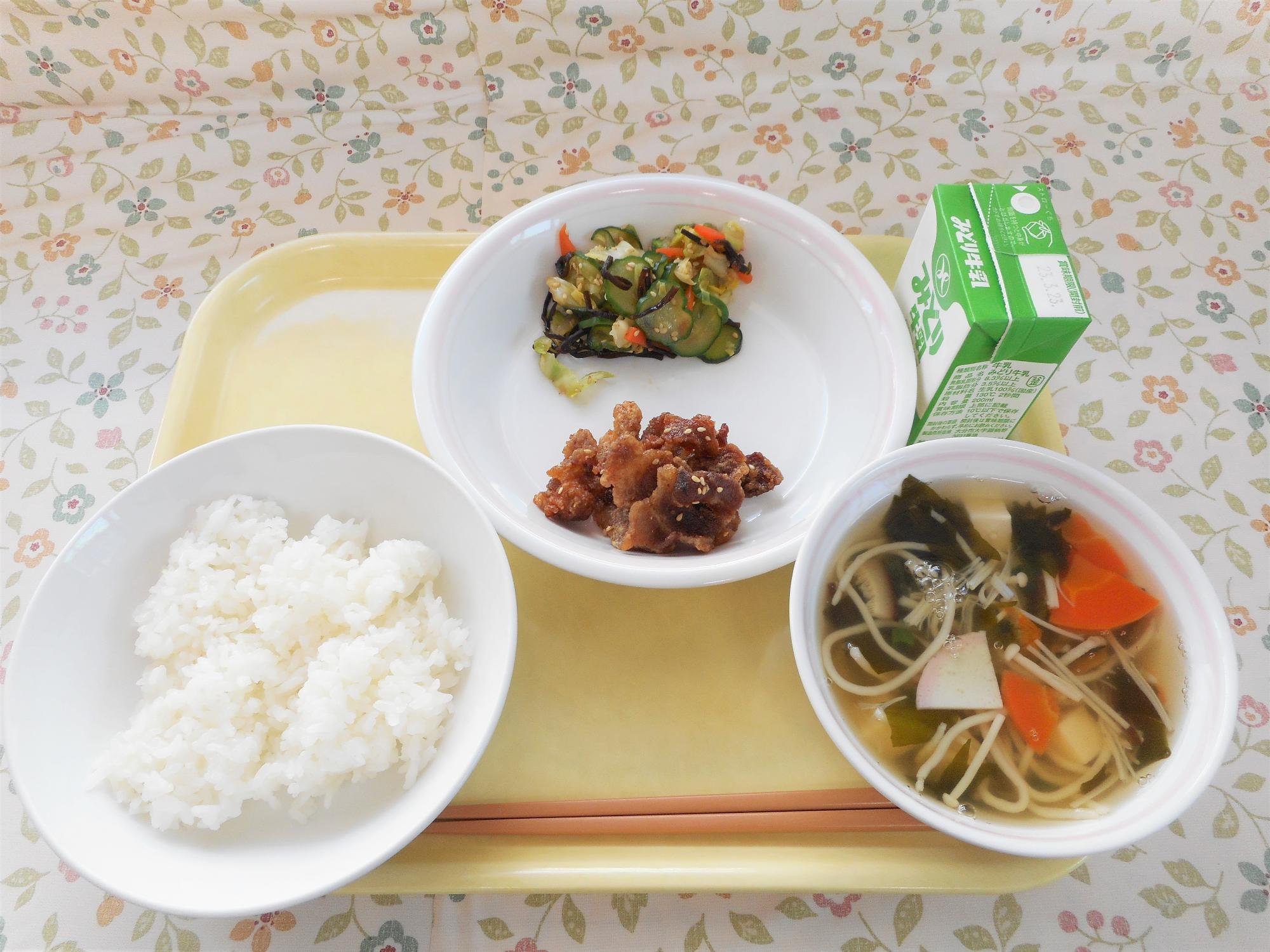 2023年3月14日の給食写真
