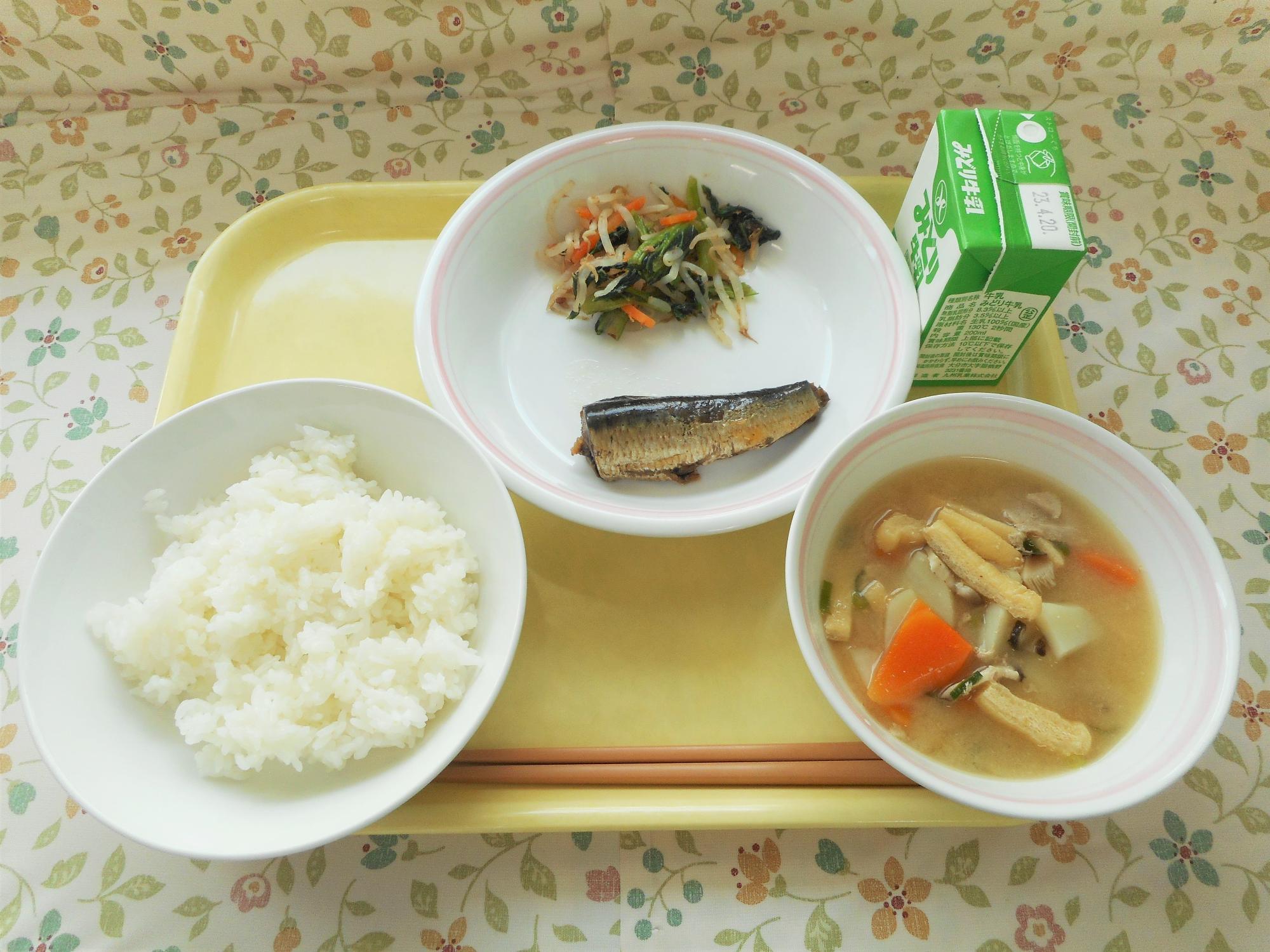 2023年4月11日の給食写真
