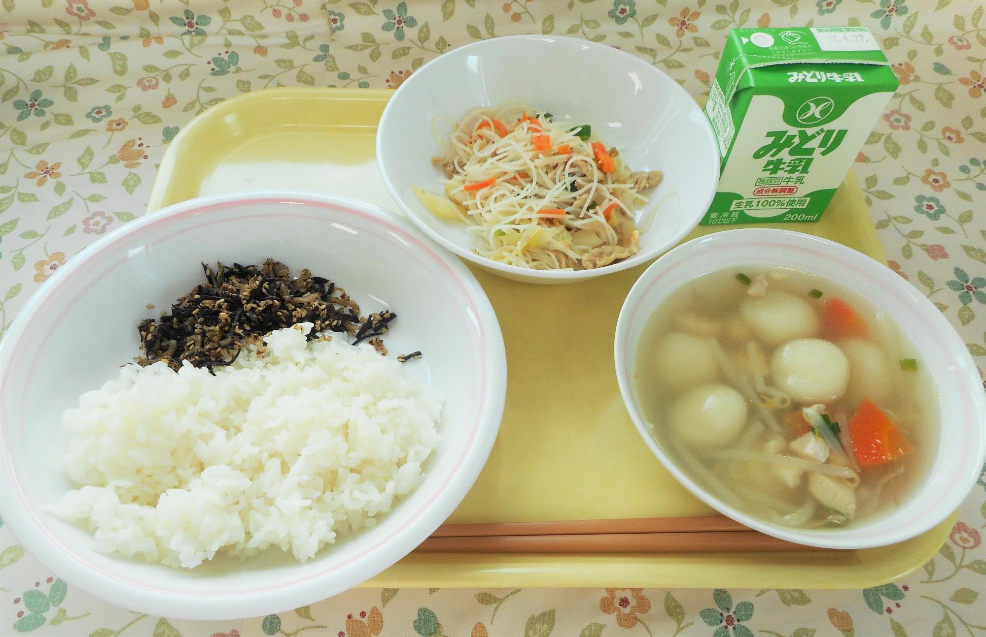2023年4月18日の給食写真
