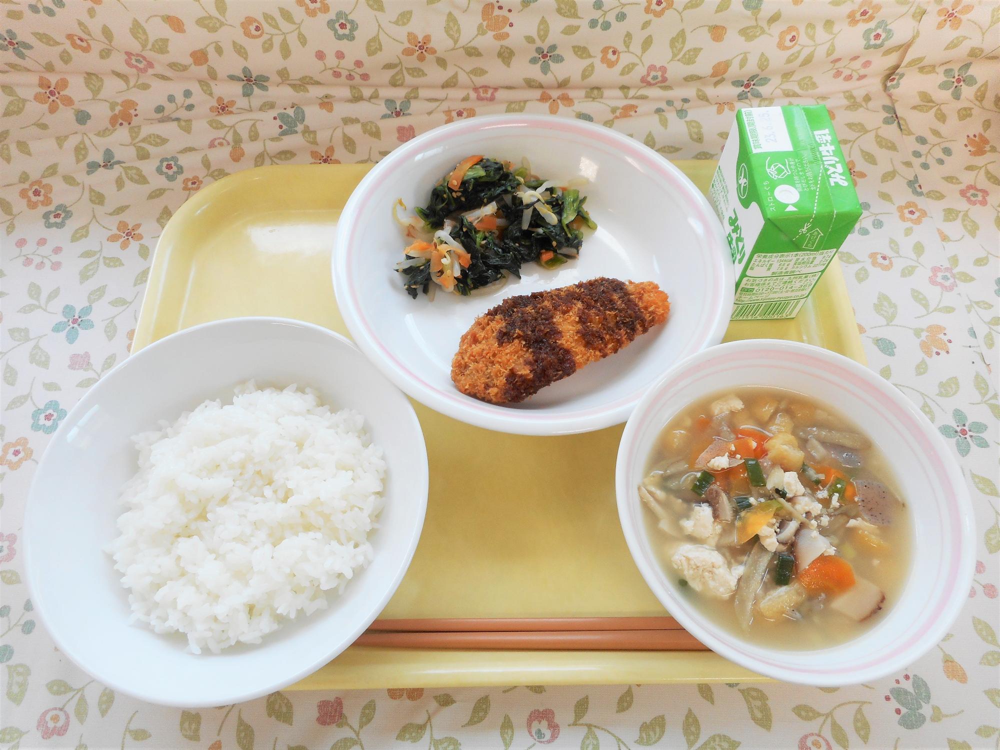 2023年6月16日の給食写真
