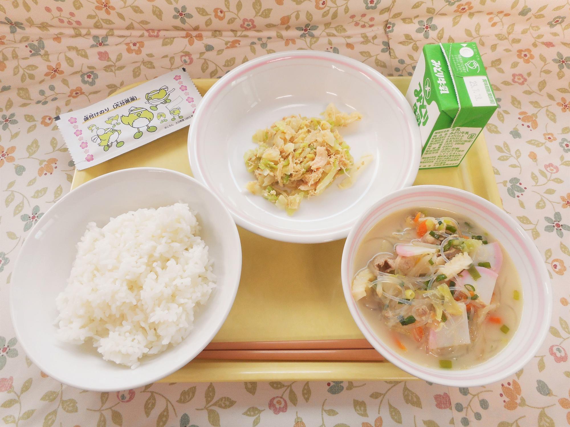2023年7月10日の給食写真