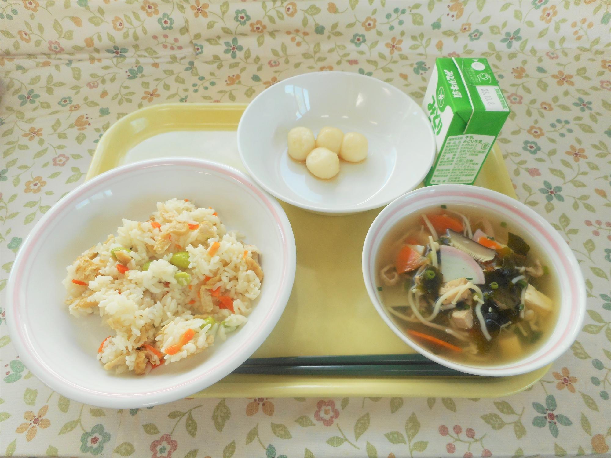 2023年9月29日の給食写真