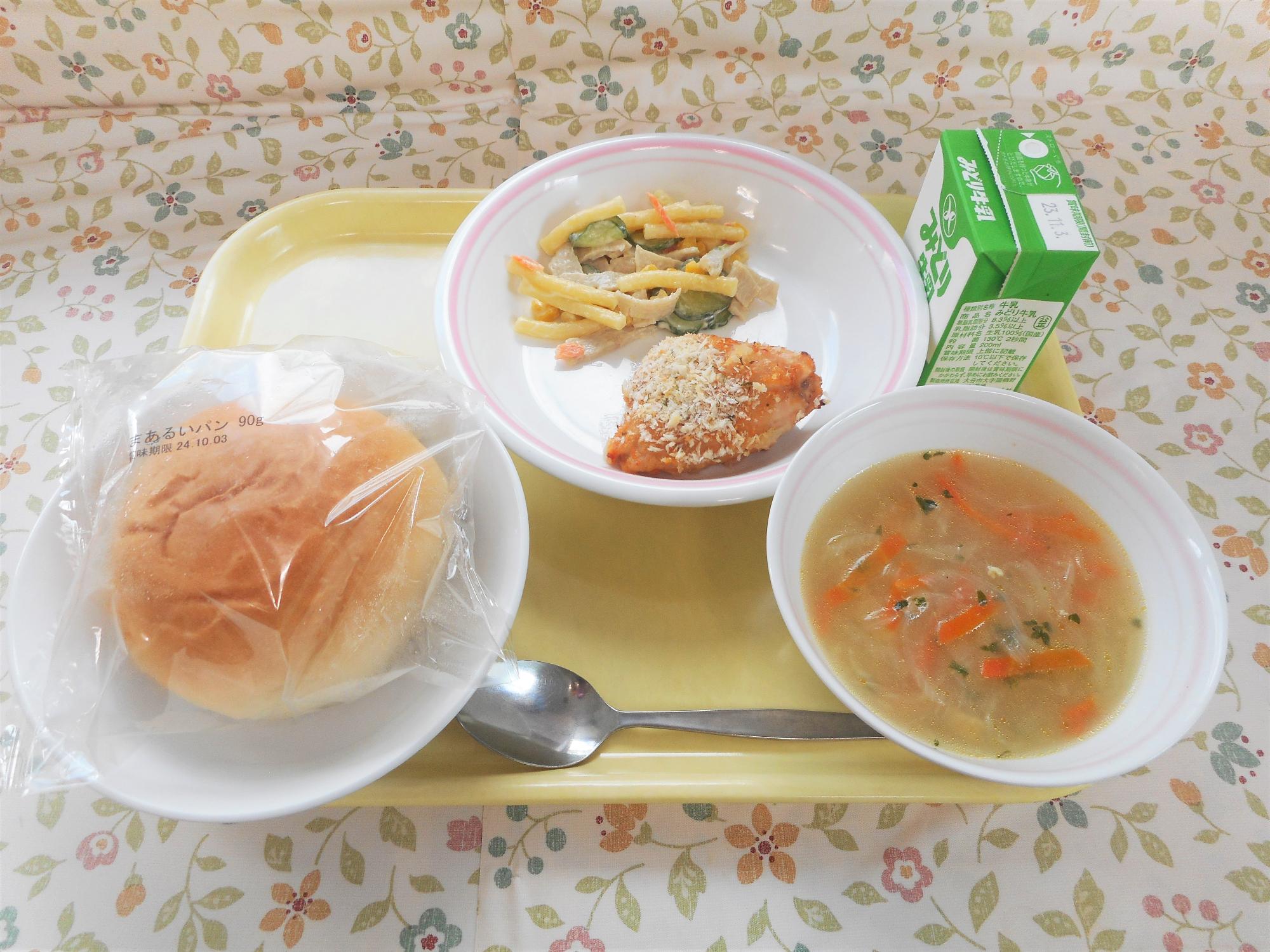 2023年10月25日の給食写真