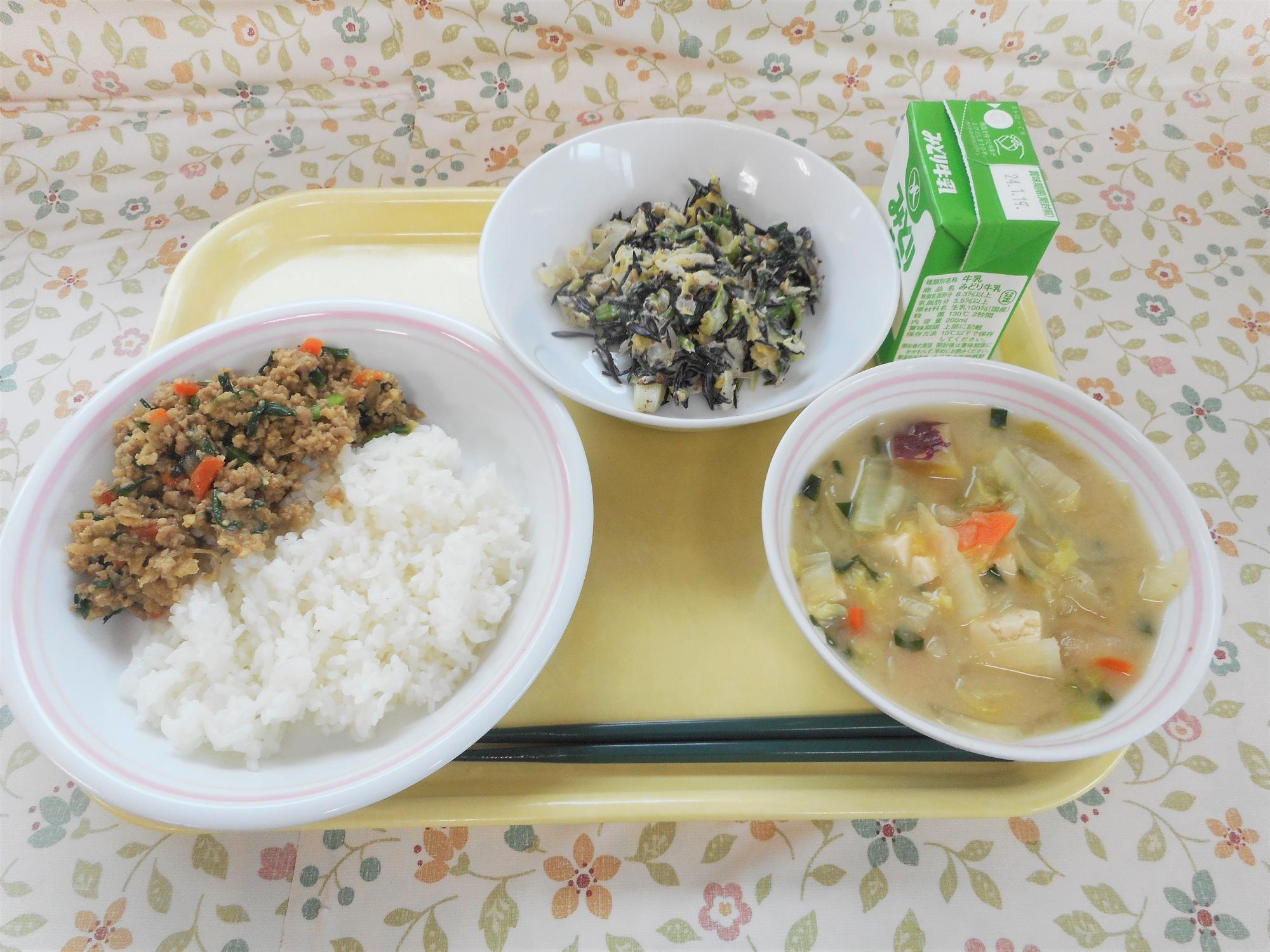 2024年1月10日の給食写真