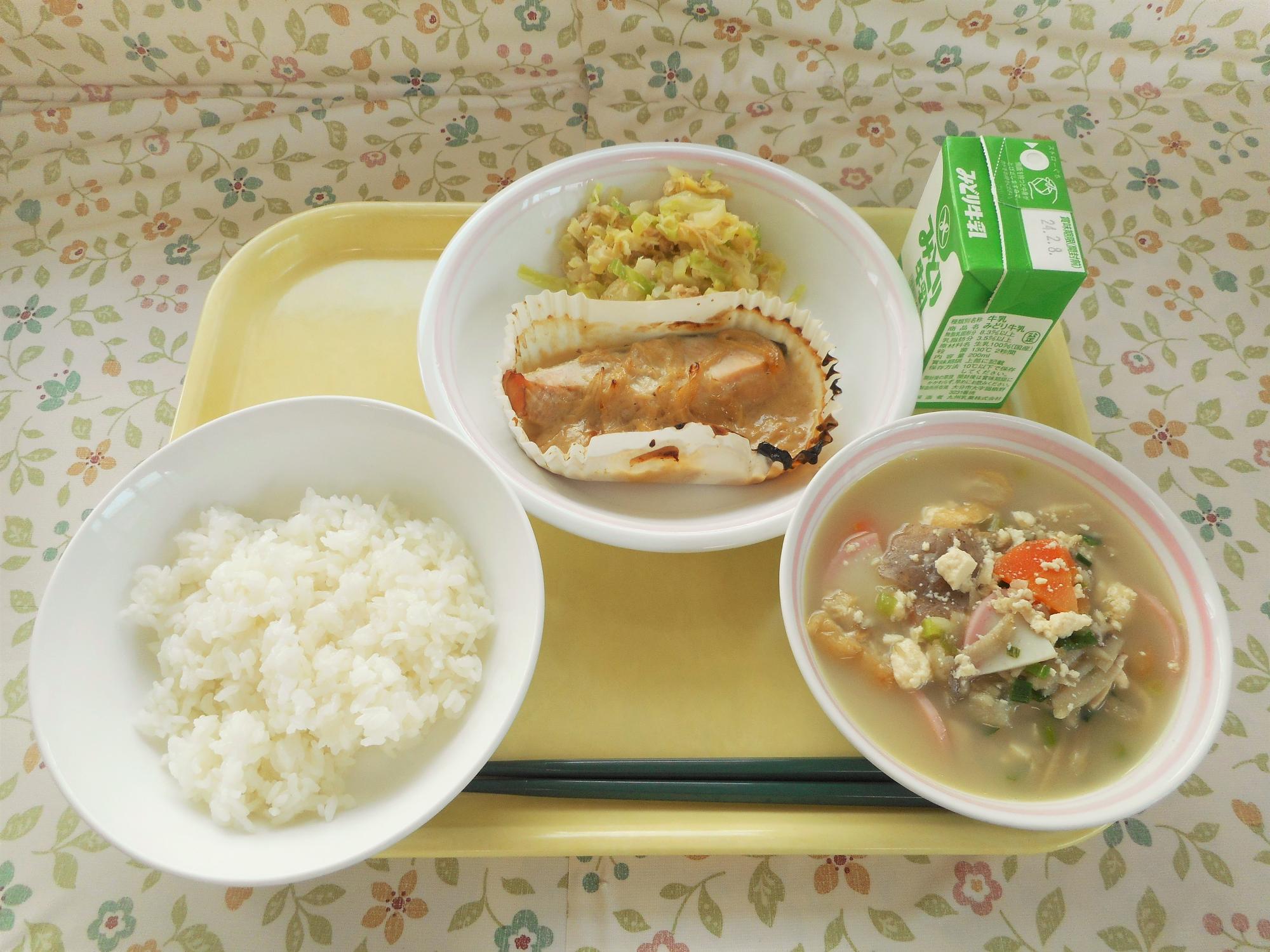 2024年1月30日の給食写真
