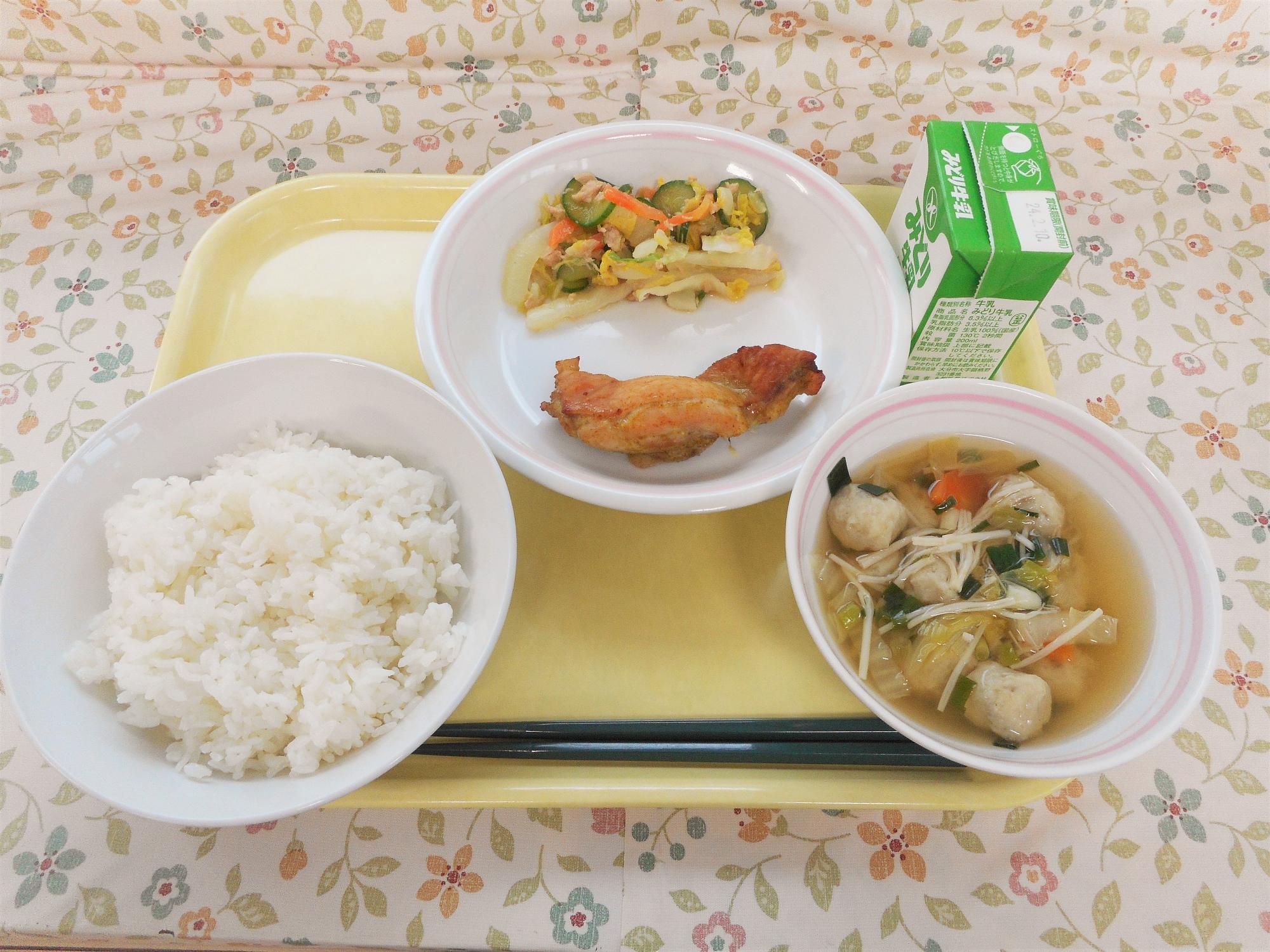 2024年2月1日の給食写真