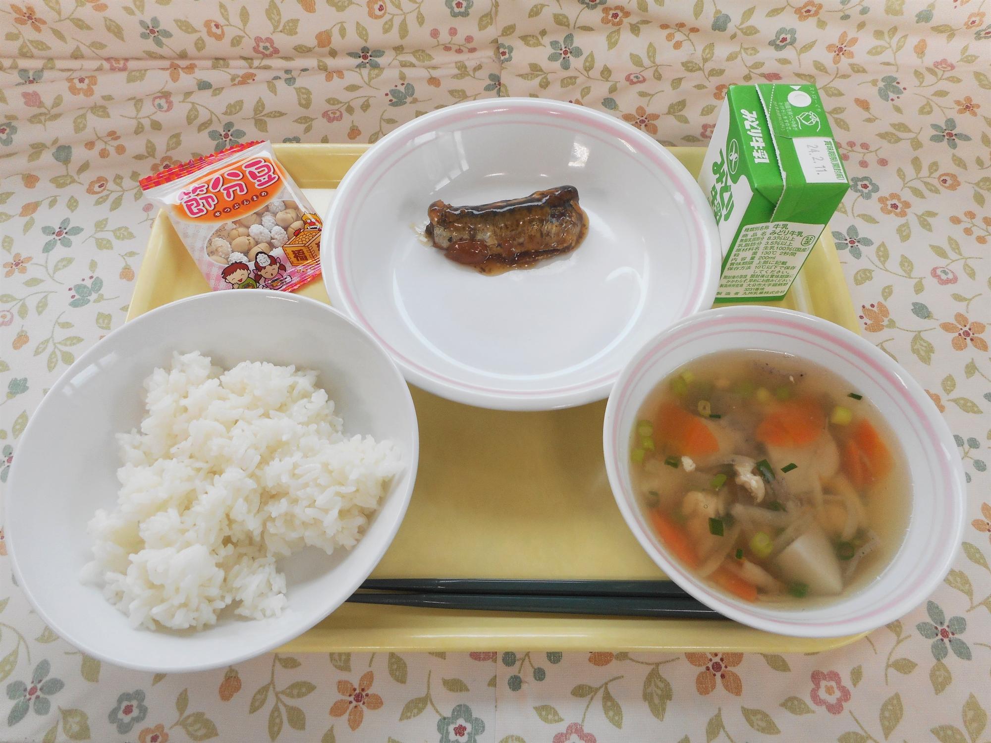 2024年2月2日の給食写真
