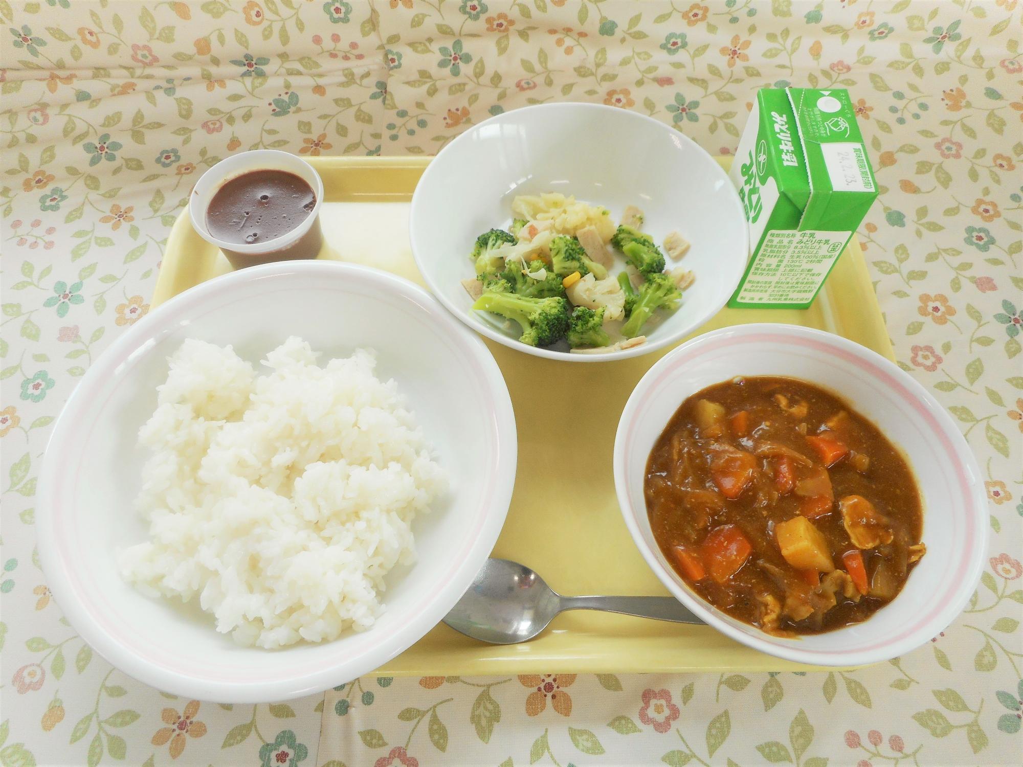 2024年2月14日の給食写真