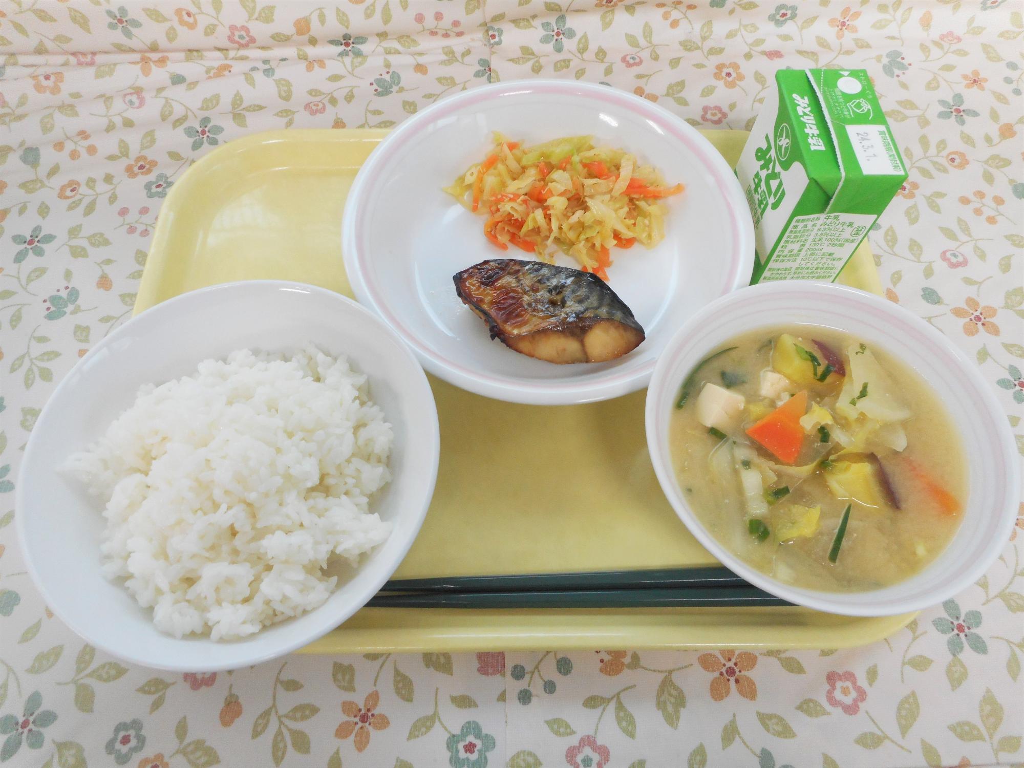2024年2月21日の給食写真