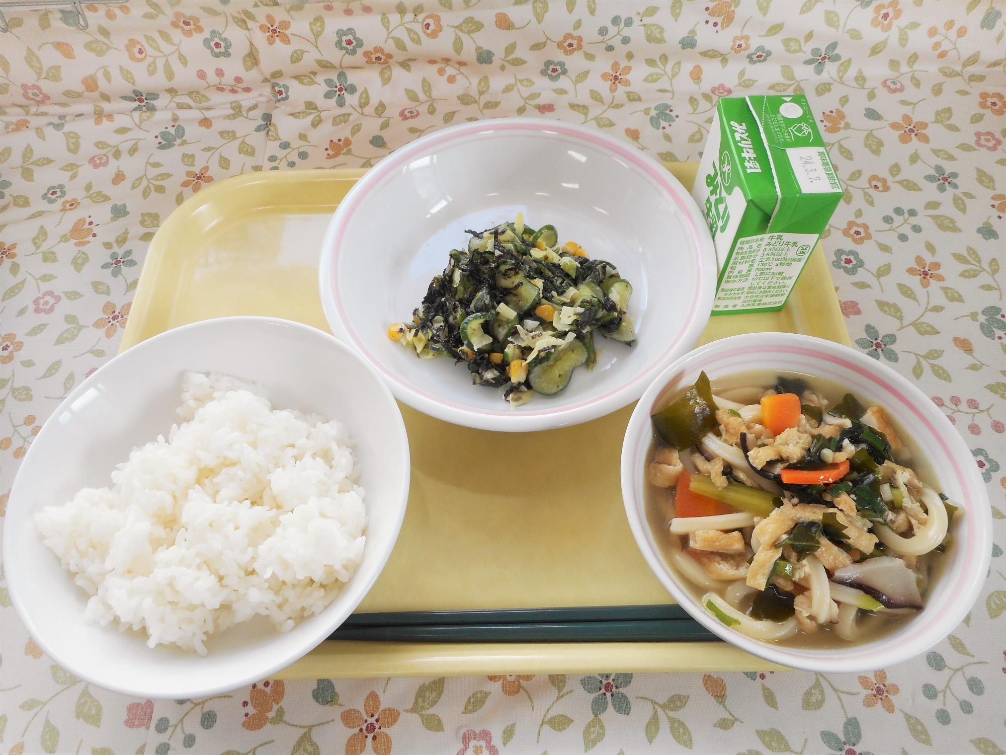 2024年2月27日の給食写真