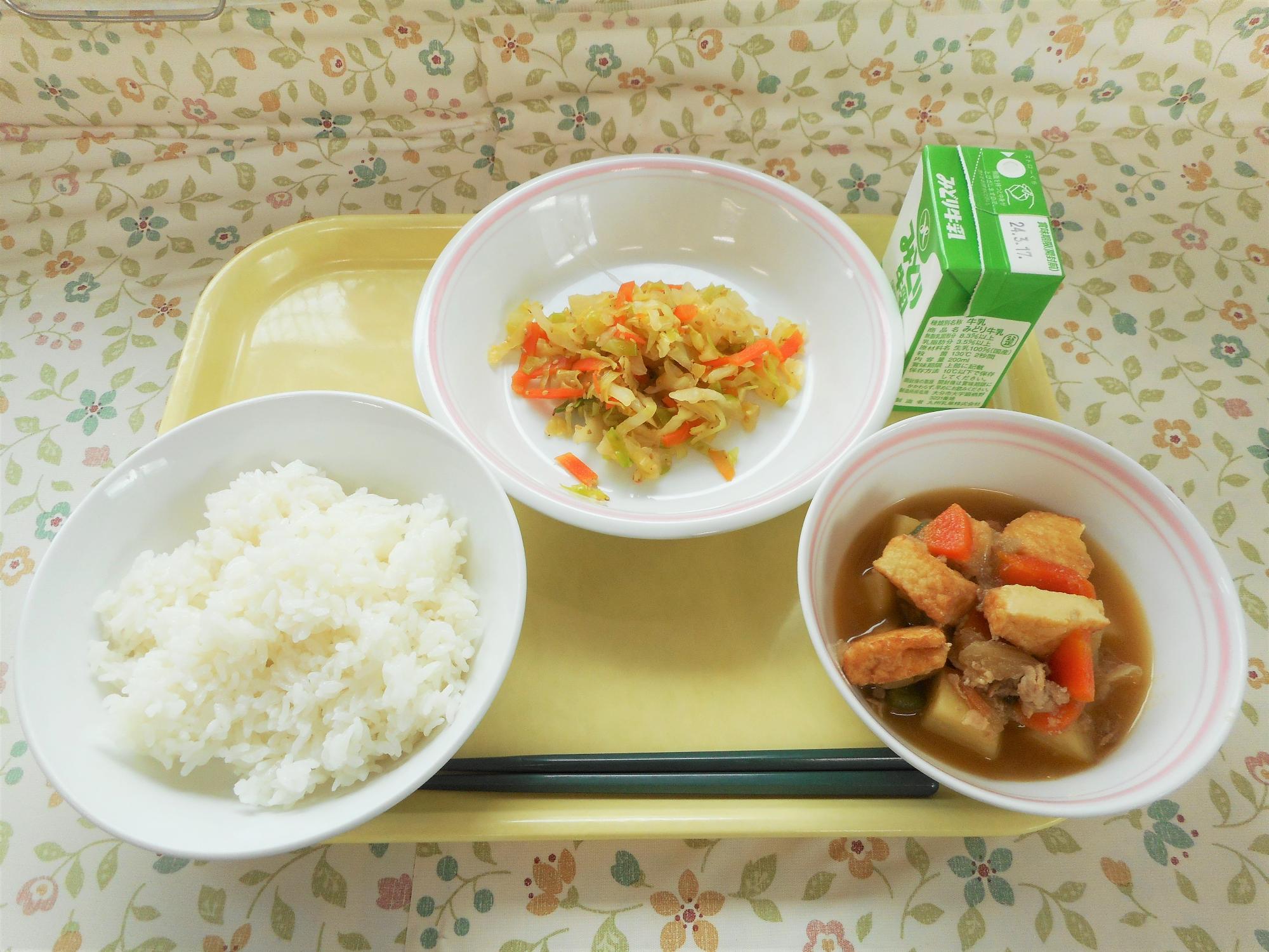 2024年3月8日の給食写真