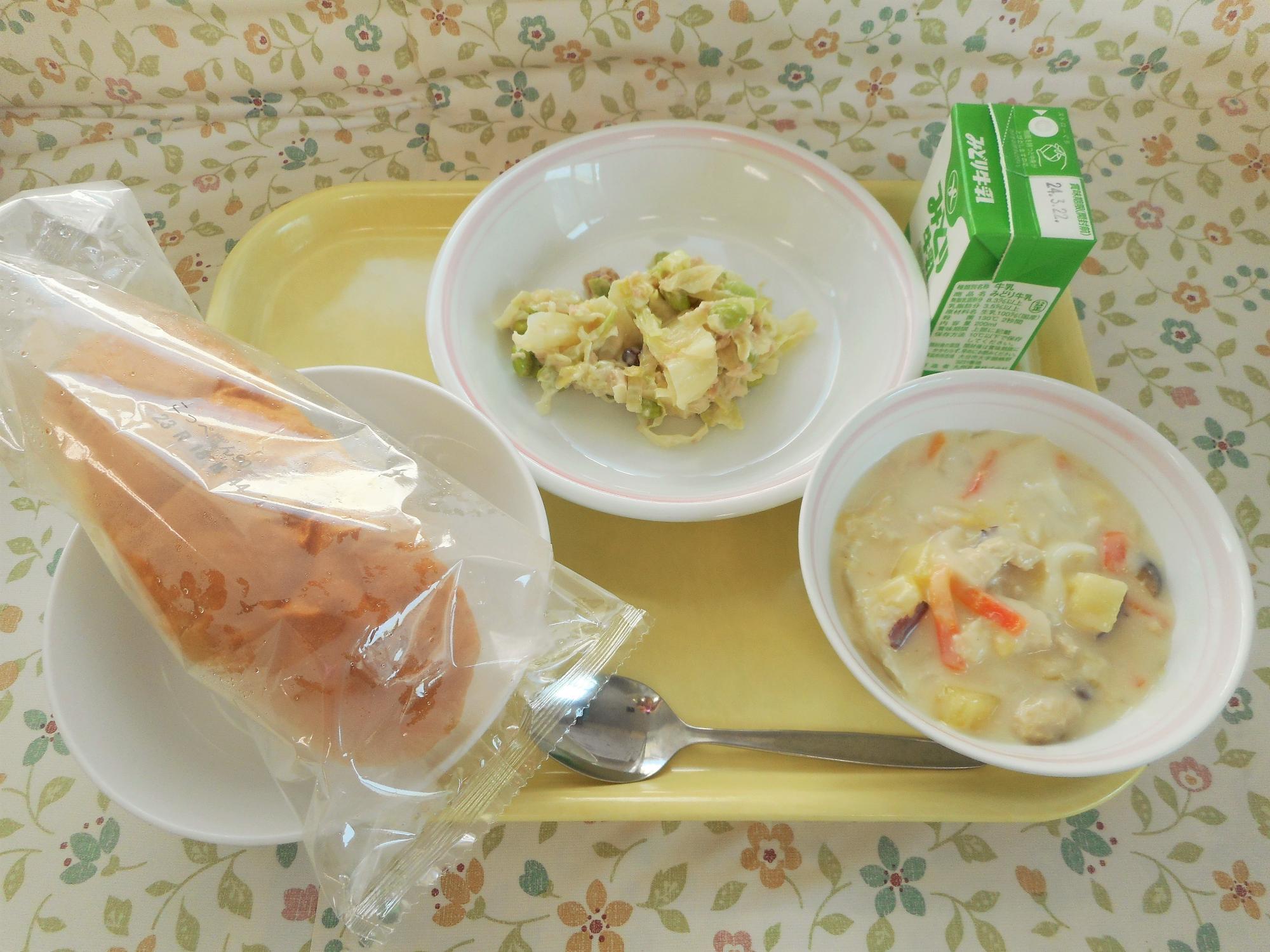 2024年3月13日の給食写真