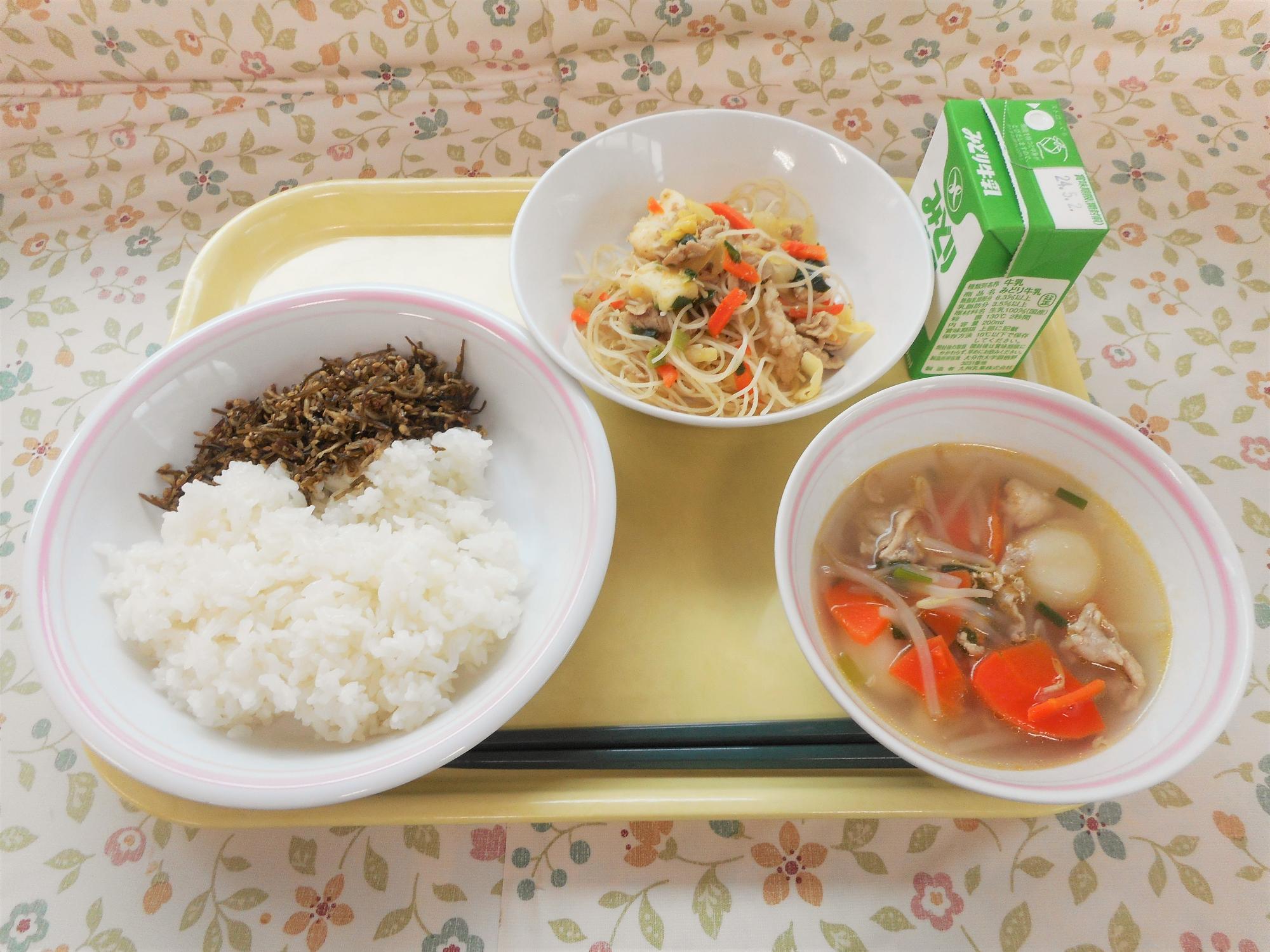 2024年4月23日の給食写真