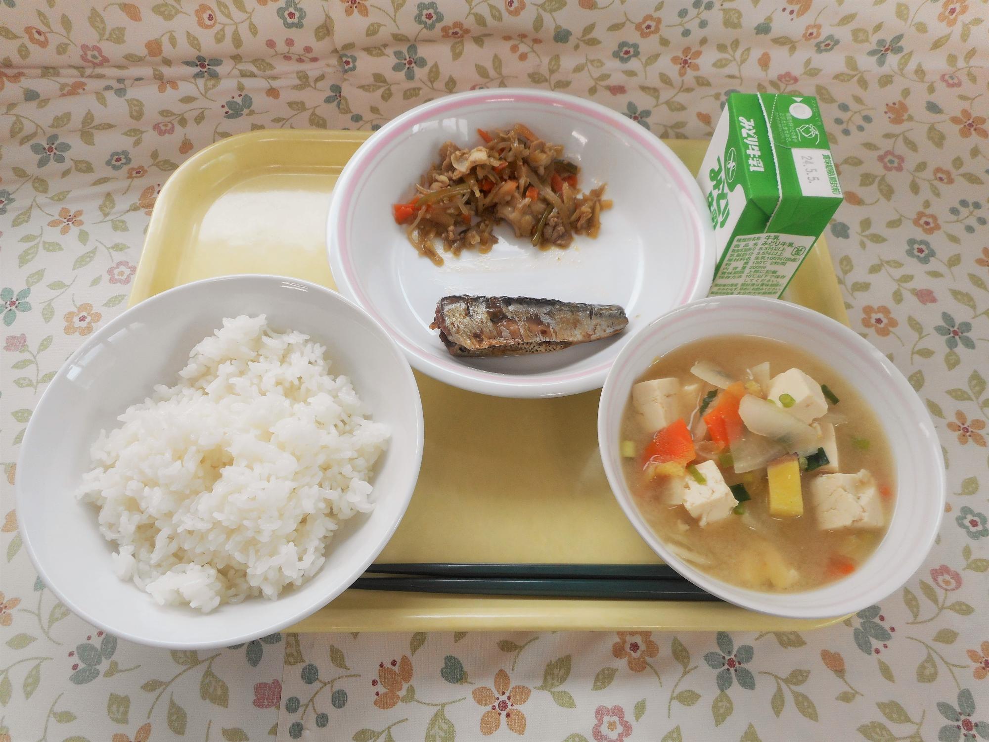 2024年4月26日の給食写真