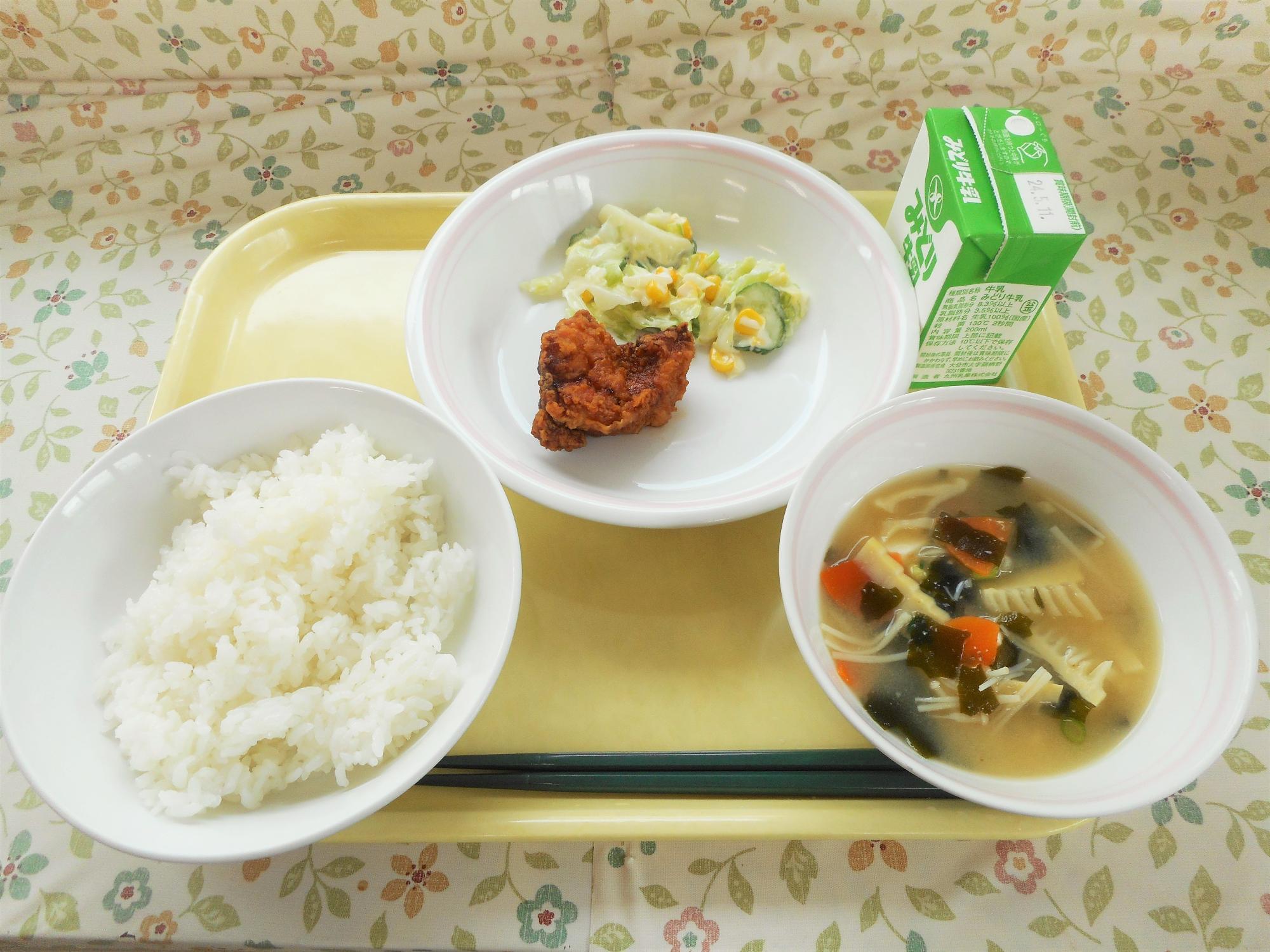 2024年5月2日の給食写真