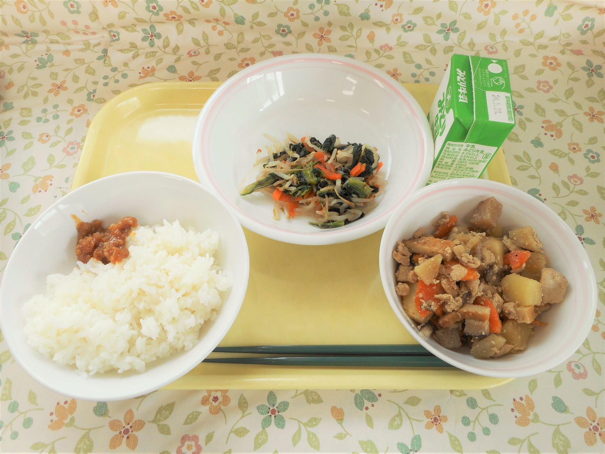 2024年5月13日の給食写真