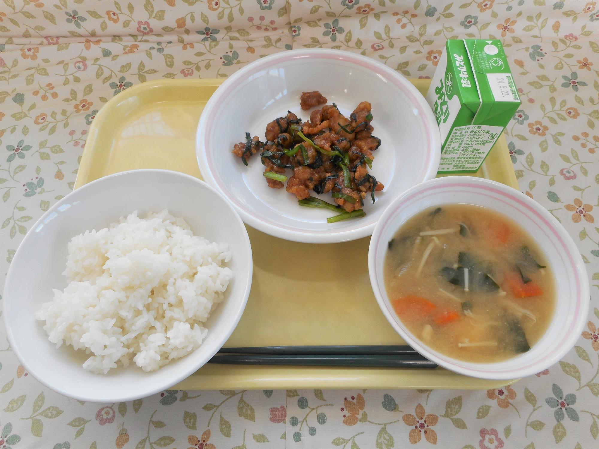 2024年5月14日の給食写真