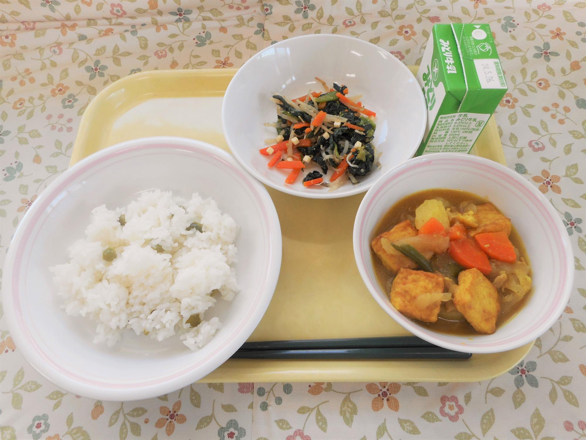 2024年5月17日の給食写真