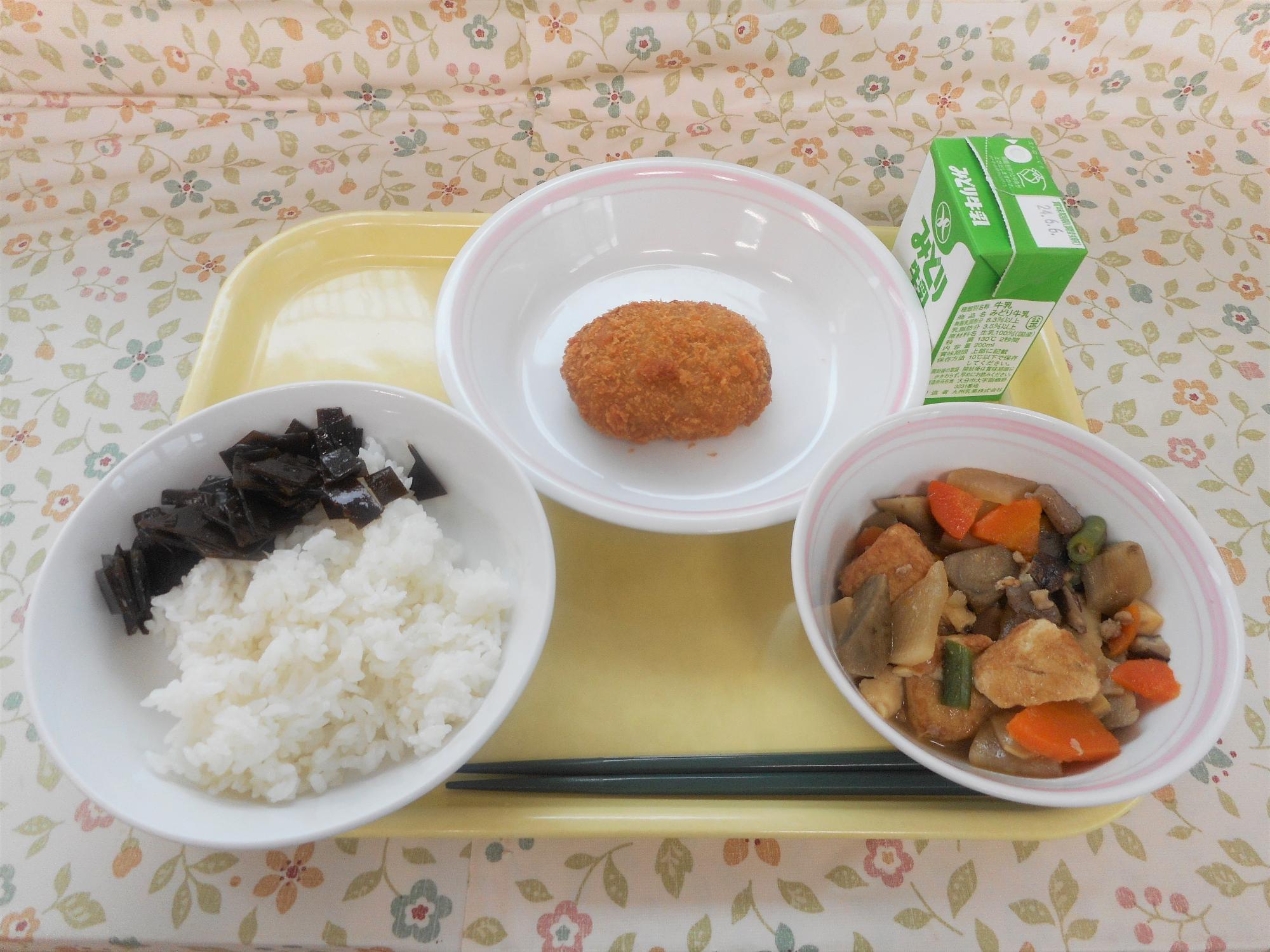 2024年5月28日の給食写真