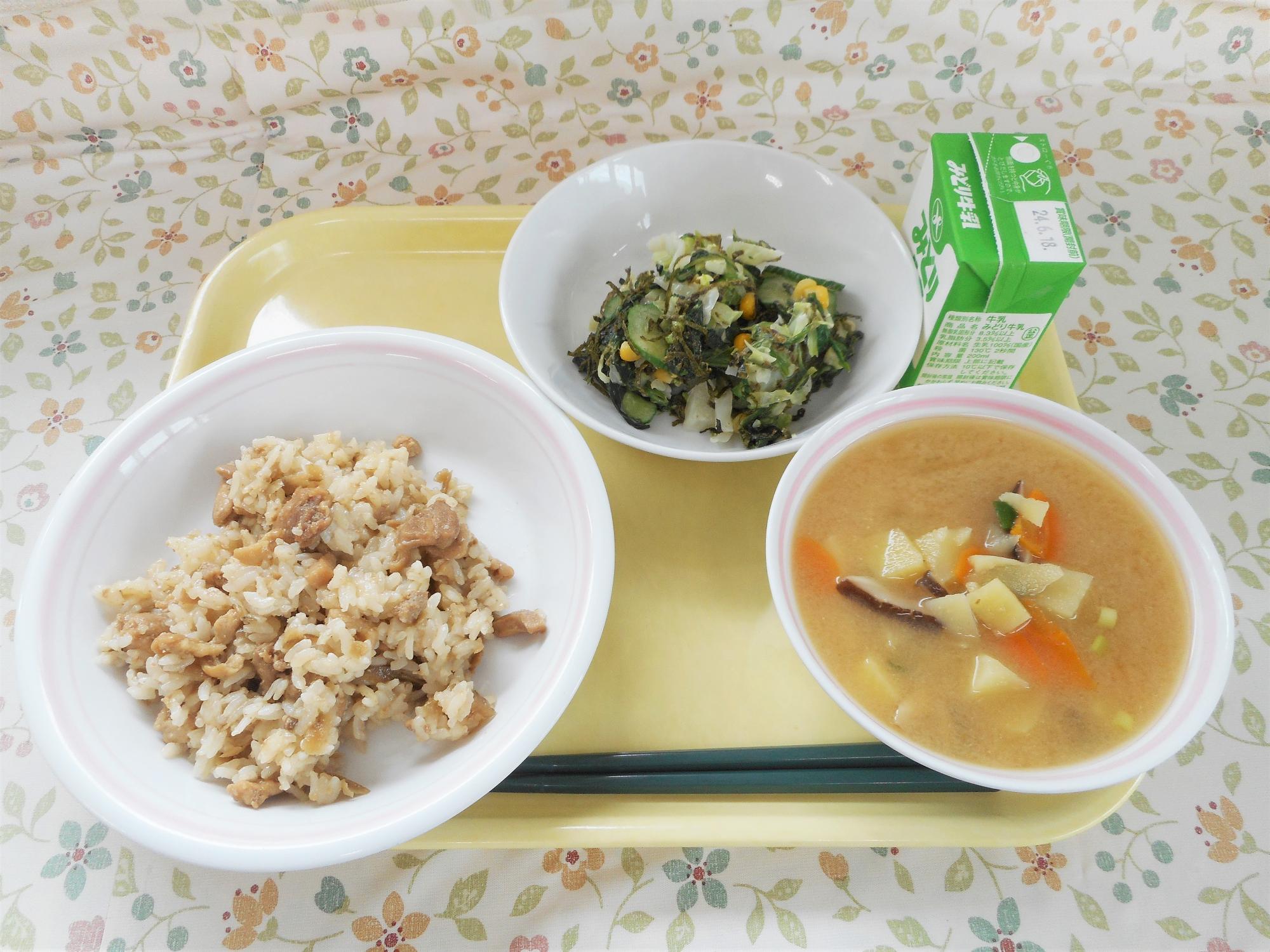2024年6月10日の給食写真
