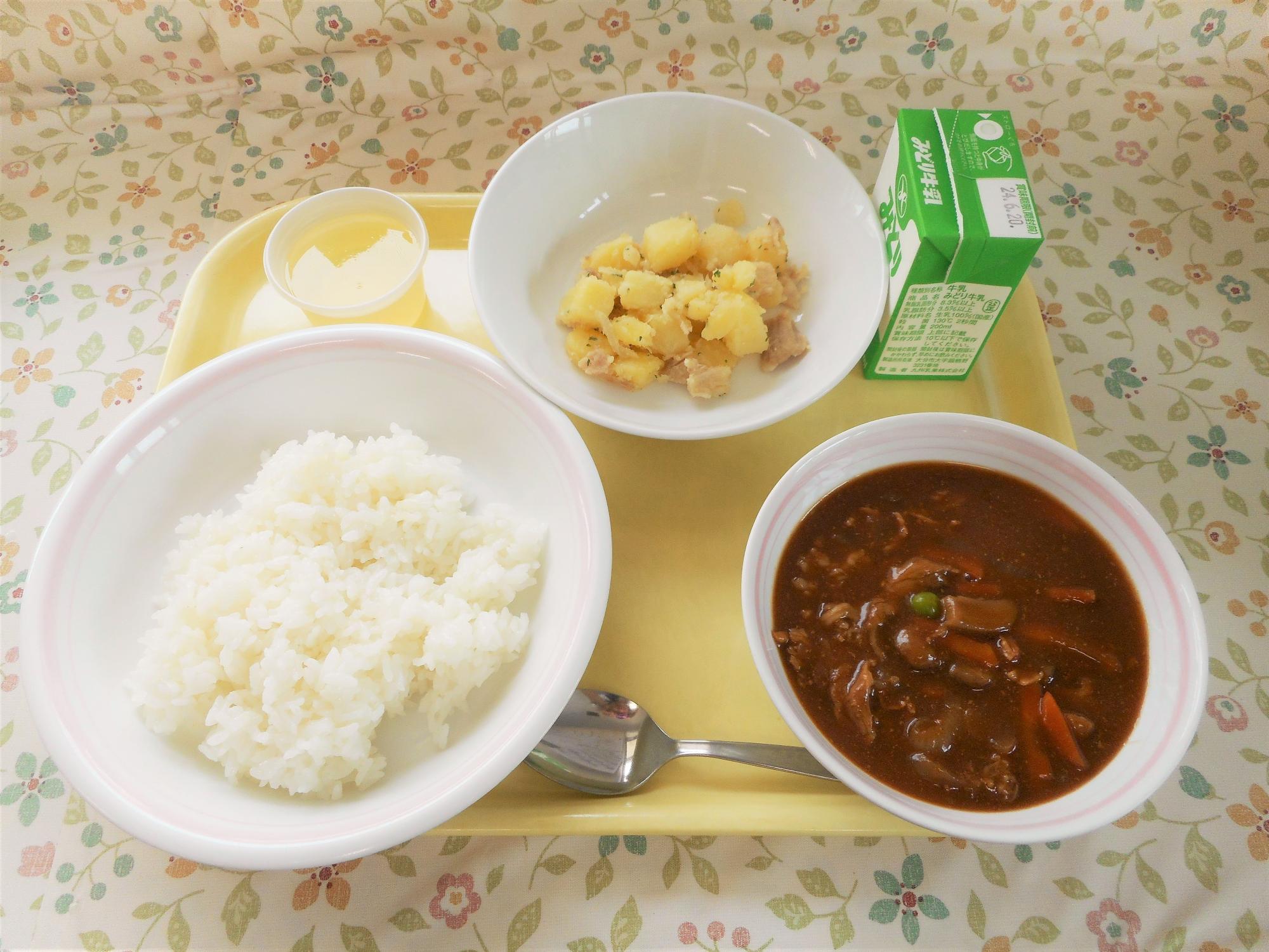 2024年6月11日の給食写真