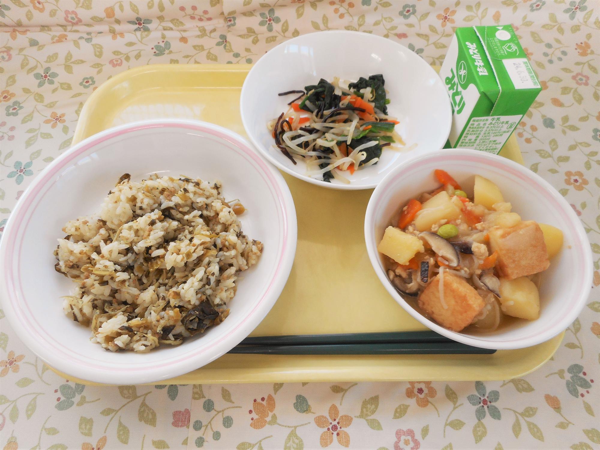 2024年6月21日の給食写真