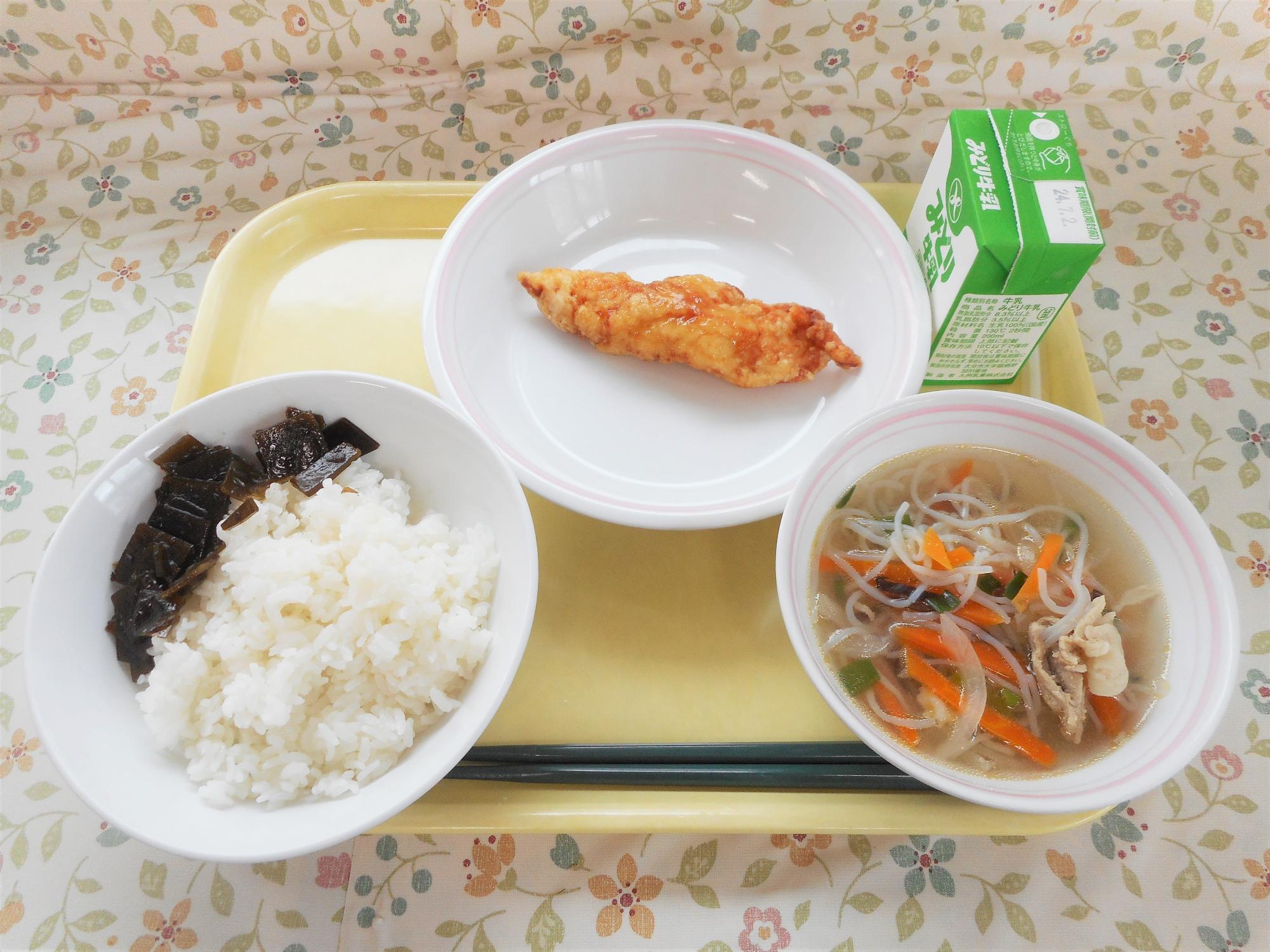 2024年6月24日の給食写真