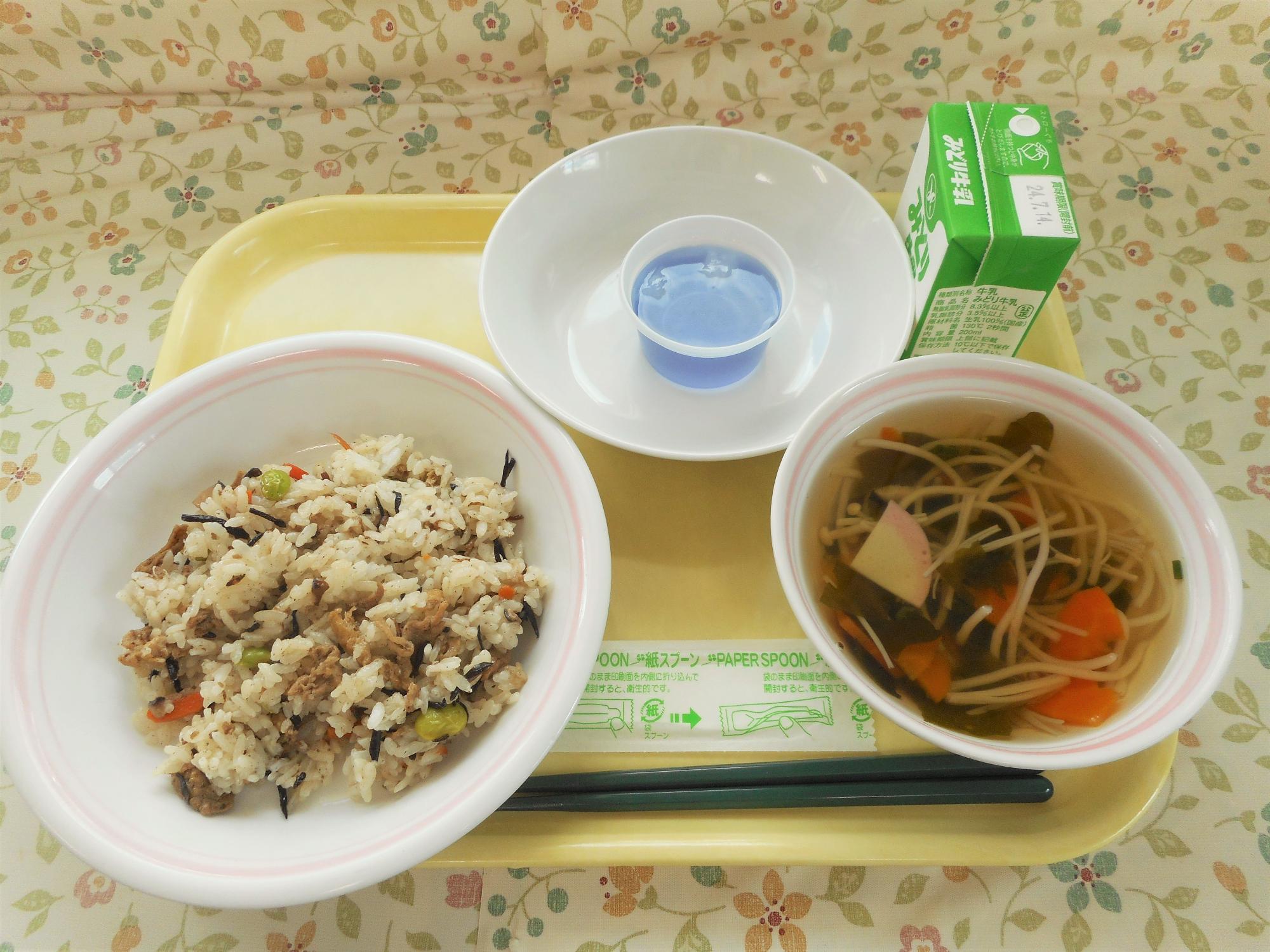 2024年7月5日の給食写真