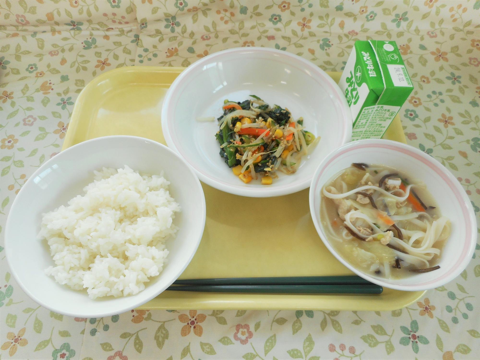 2024年9月3日の給食写真