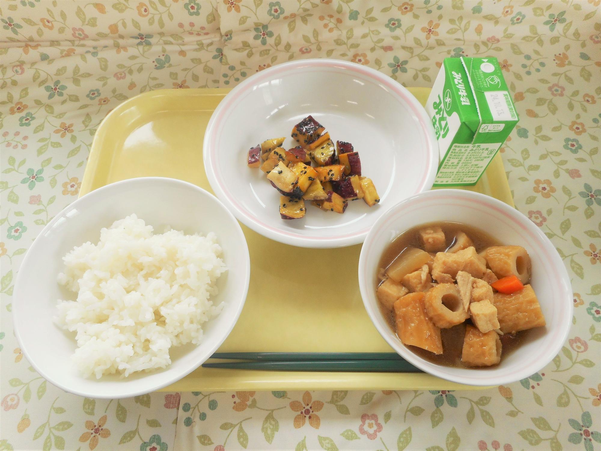 2024年10月4日の給食写真