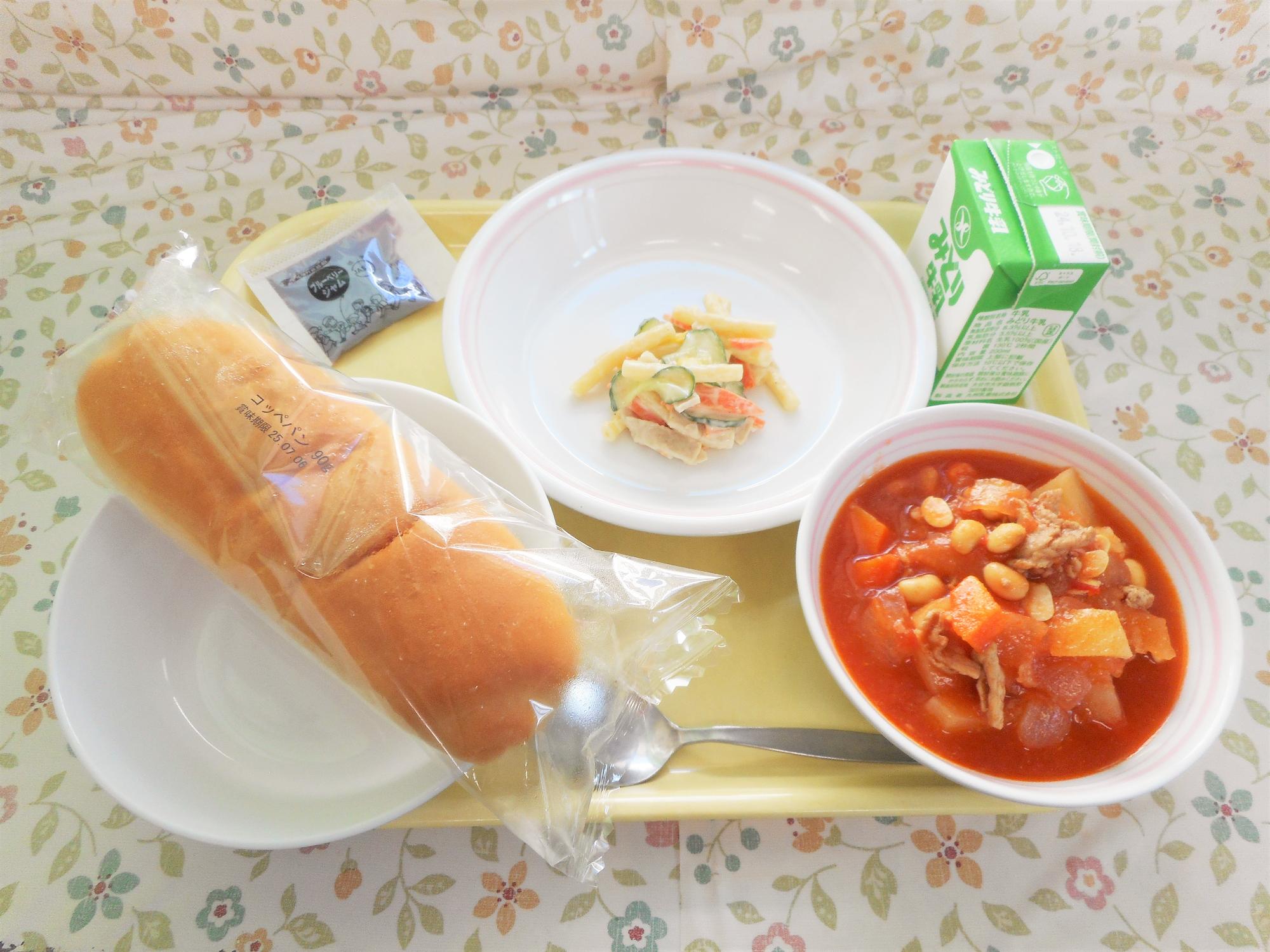 2024年10月9日の給食写真