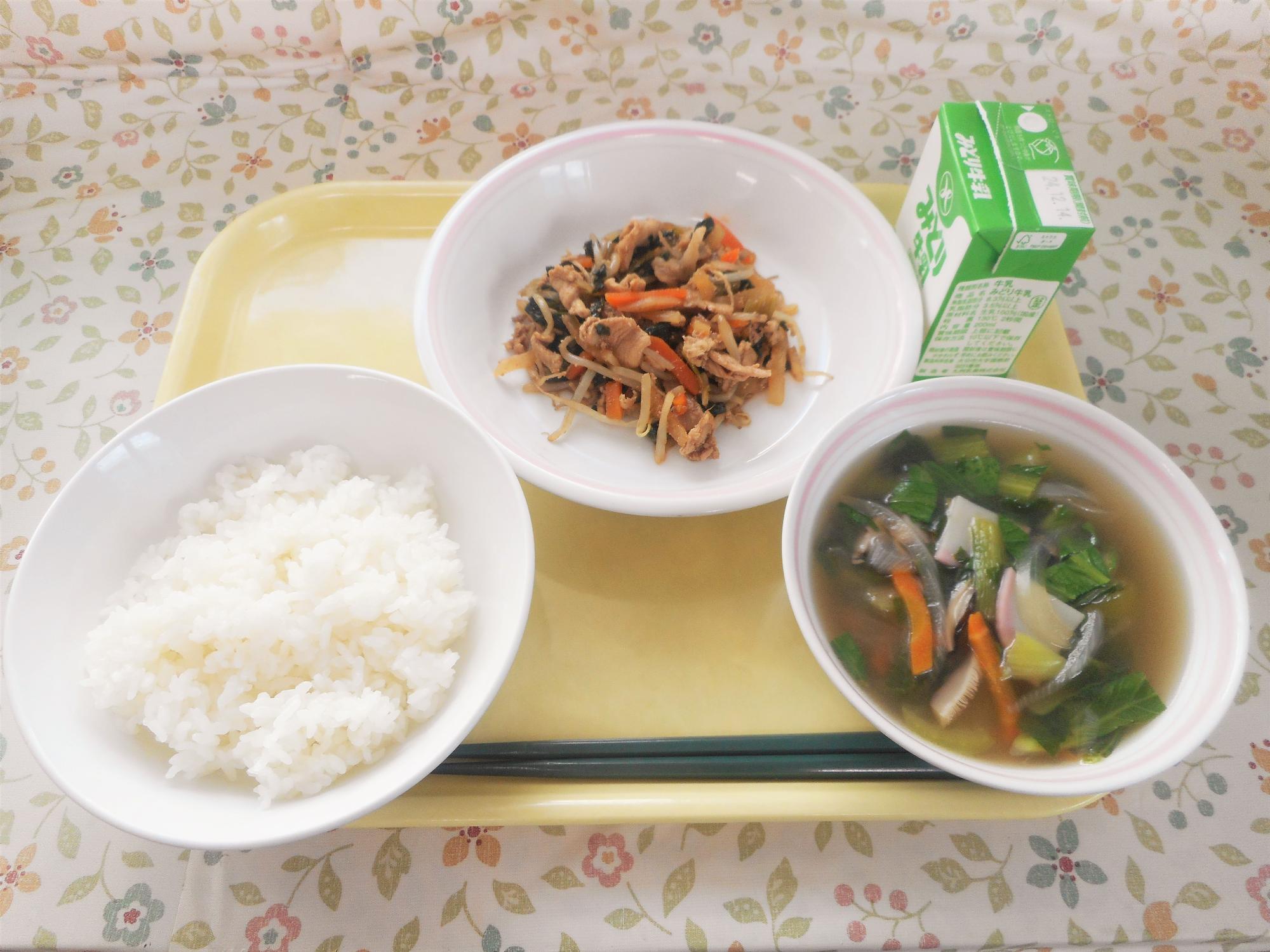2024年12月5日の給食写真