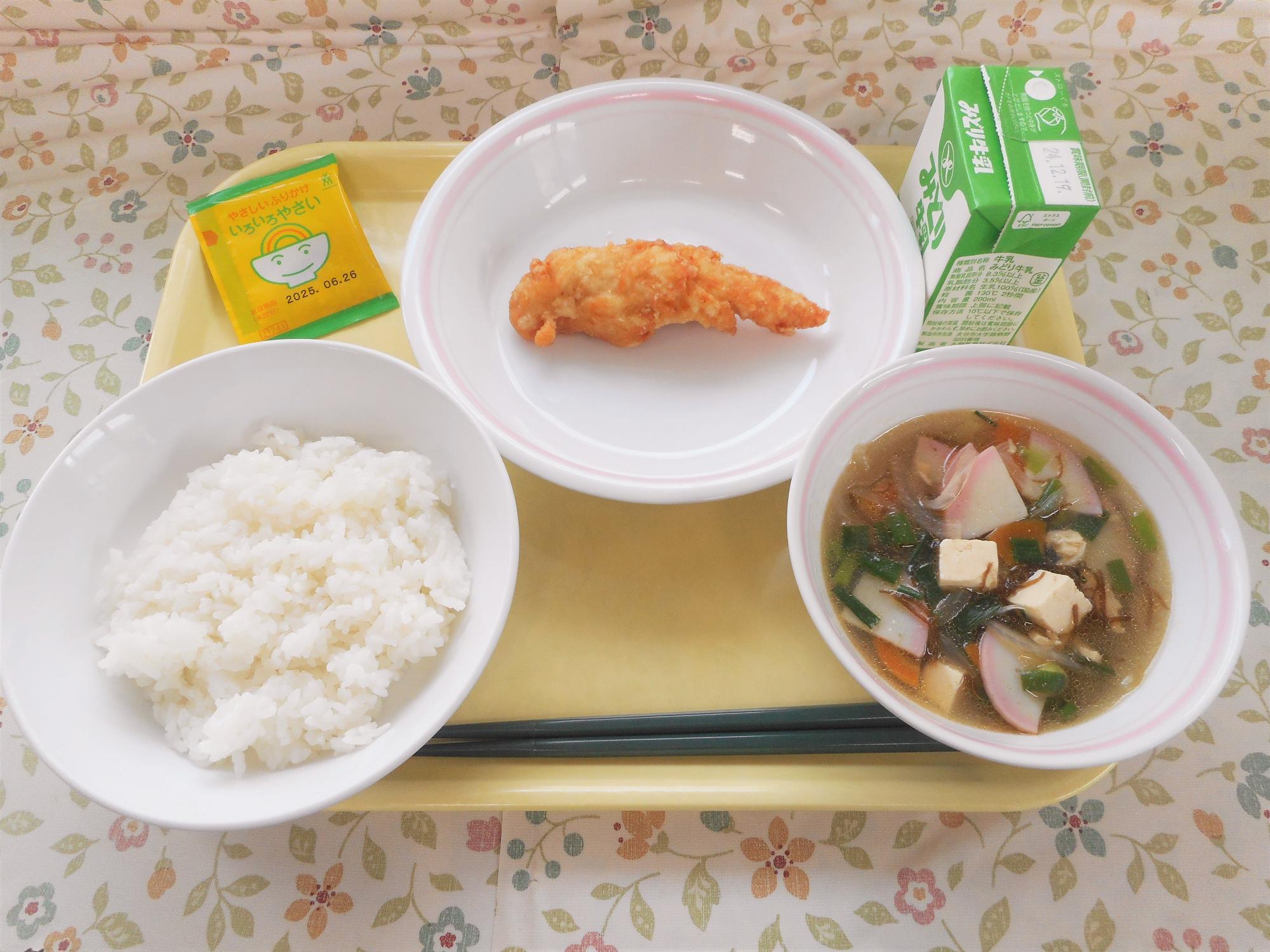 2024年12月10日の給食写真