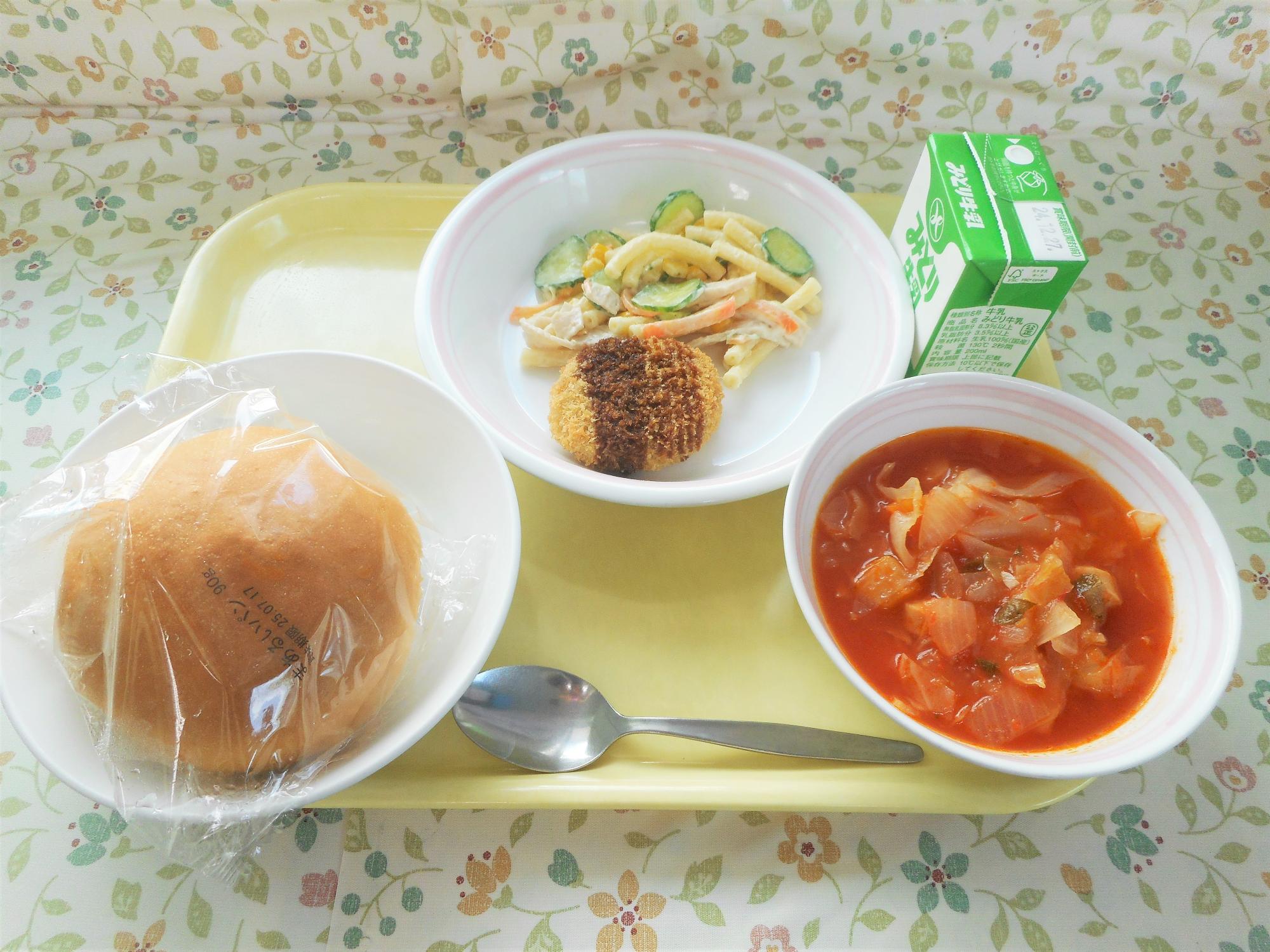 2024年12月18日の給食写真
