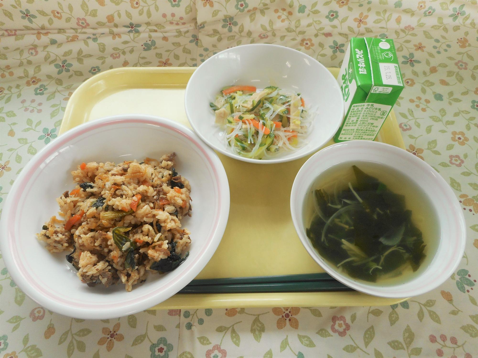 2025年1月16日の給食写真