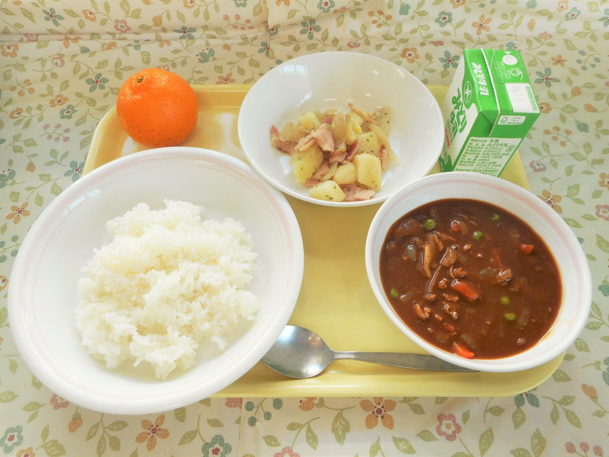 2025年1月23日の給食写真