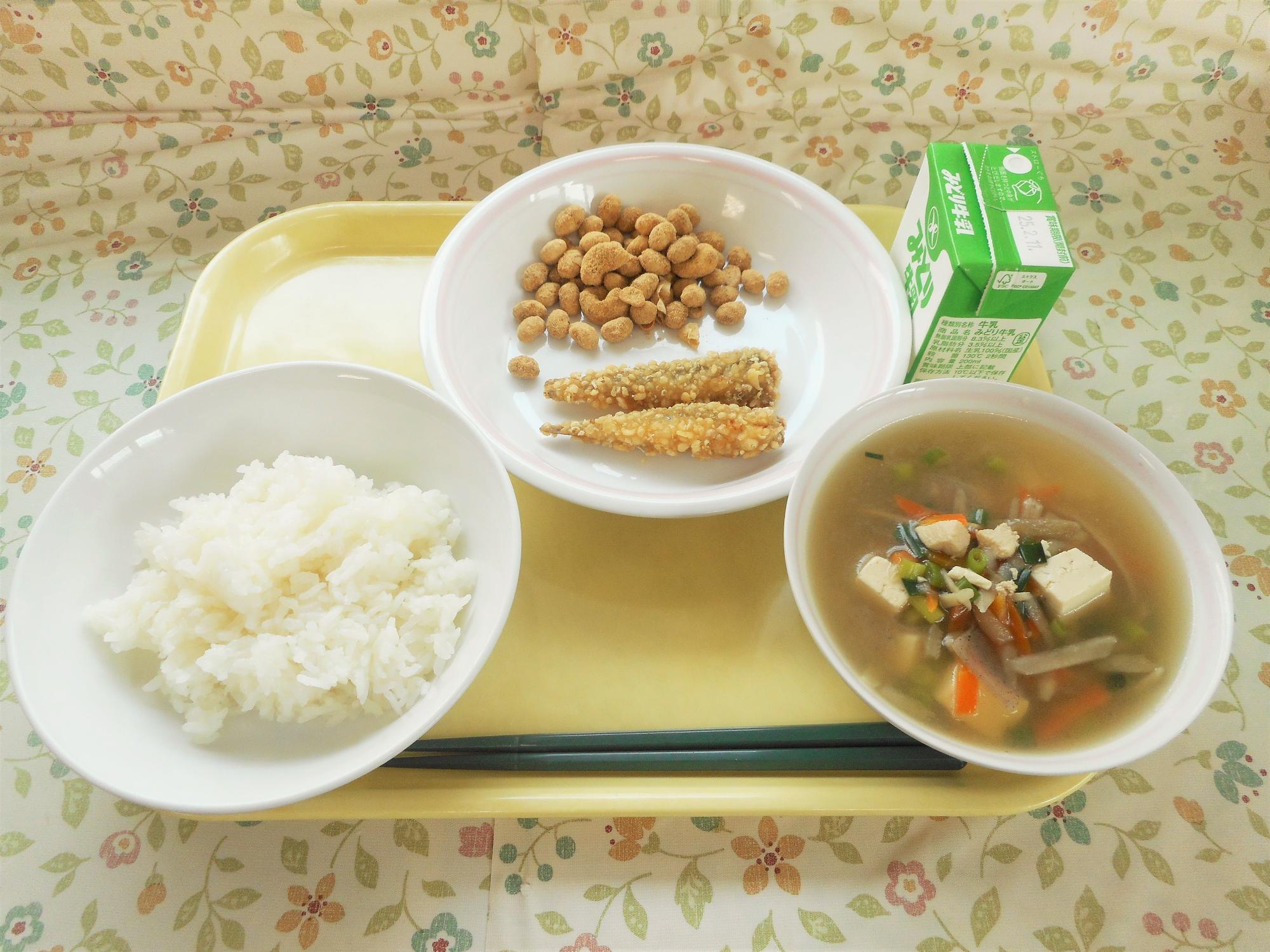 2025年2月3日の給食写真