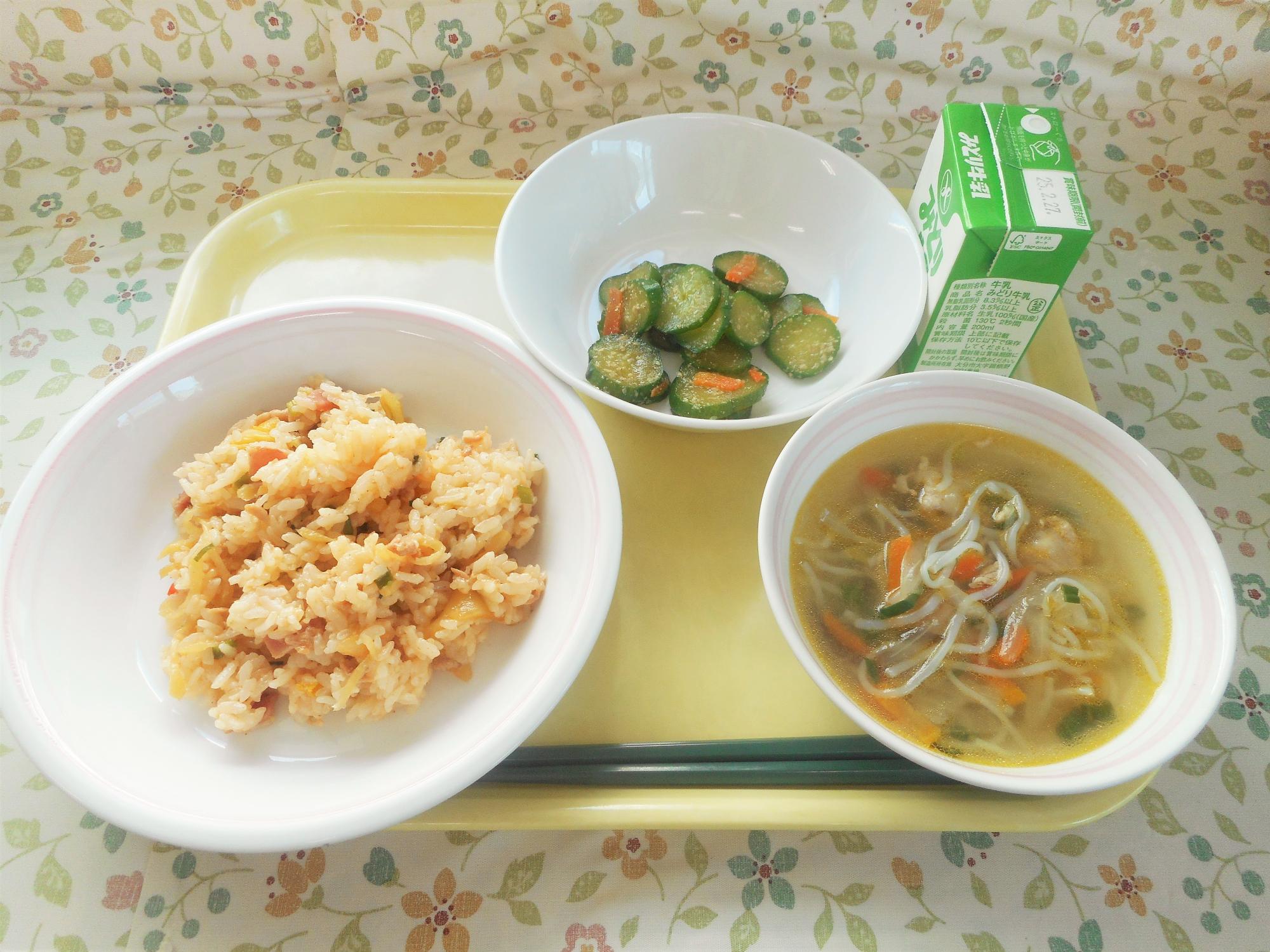 2025年2月18日の給食写真