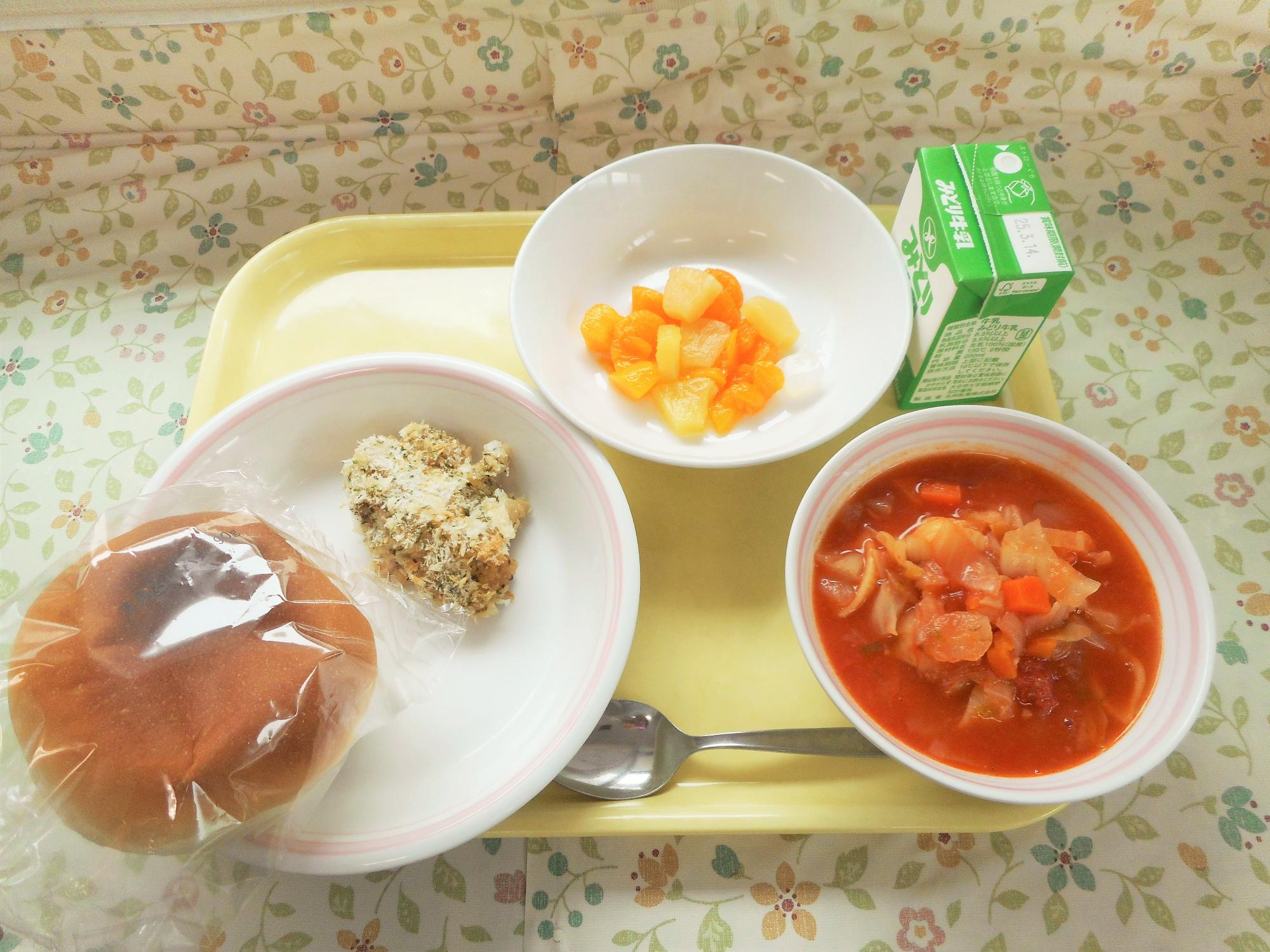 2025年3月5日の給食写真