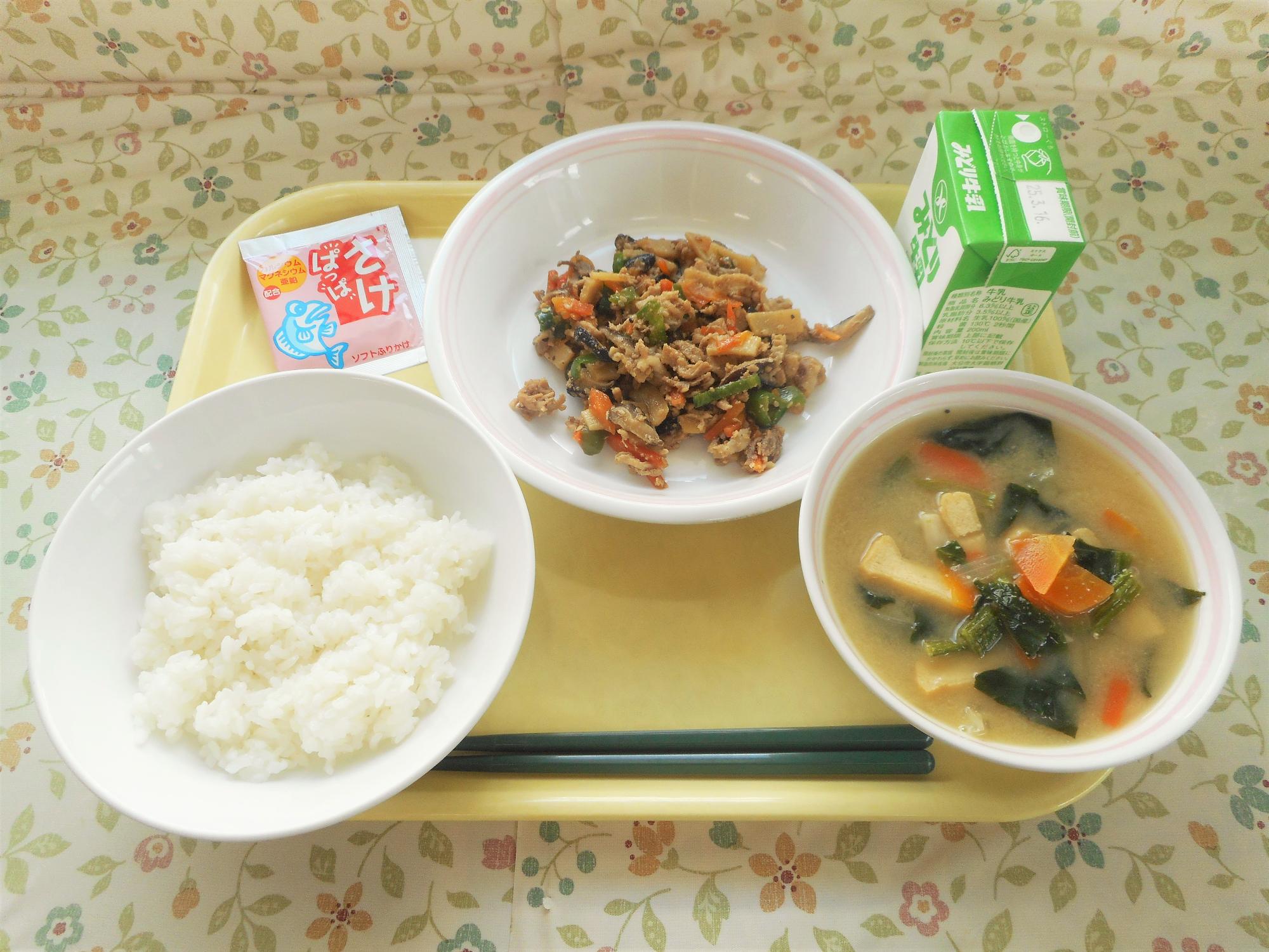 2025年3月7日の給食写真