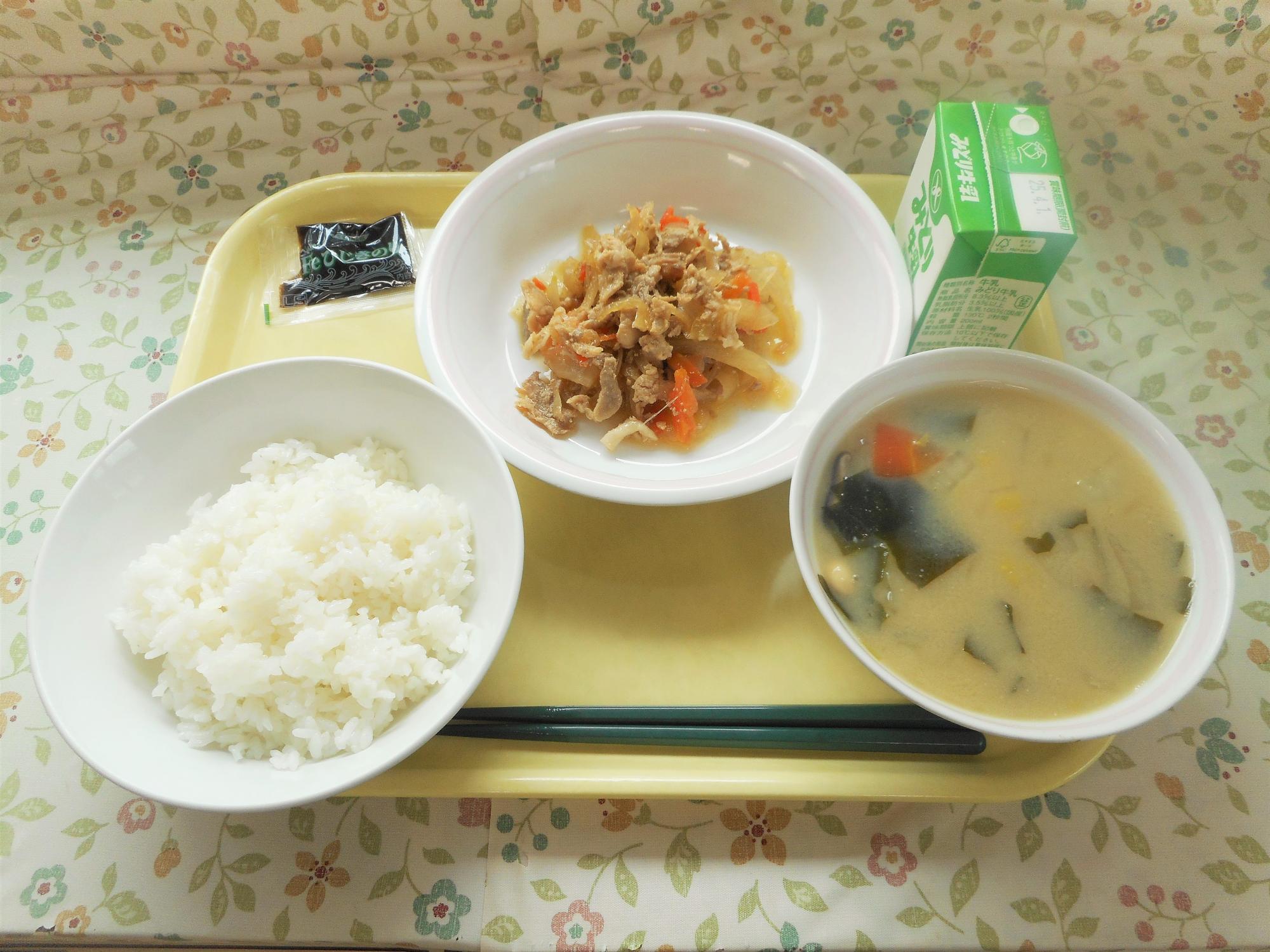 2025年3月24日の給食写真
