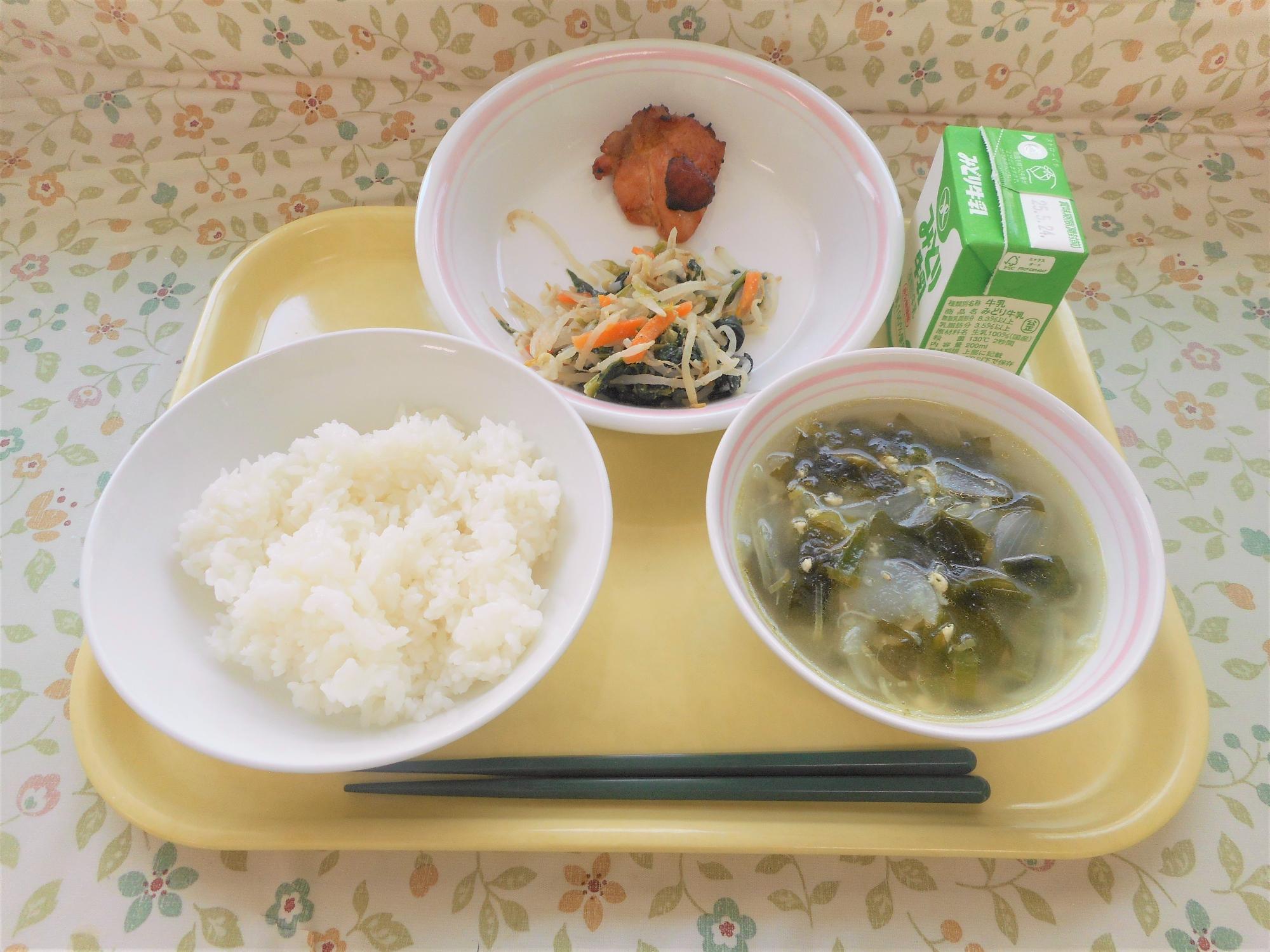 2025年5月15日の給食写真