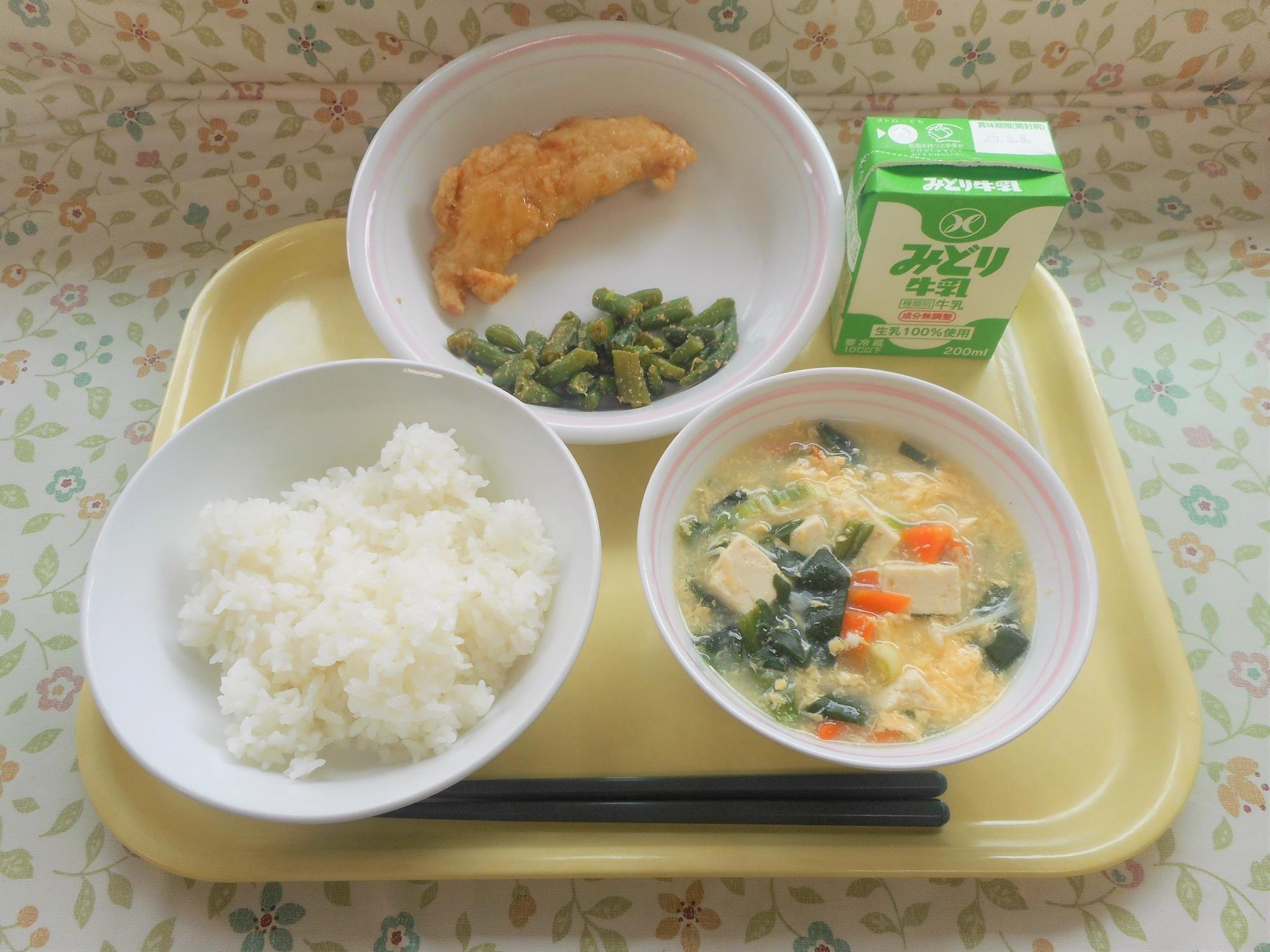 2025年5月30日の給食写真