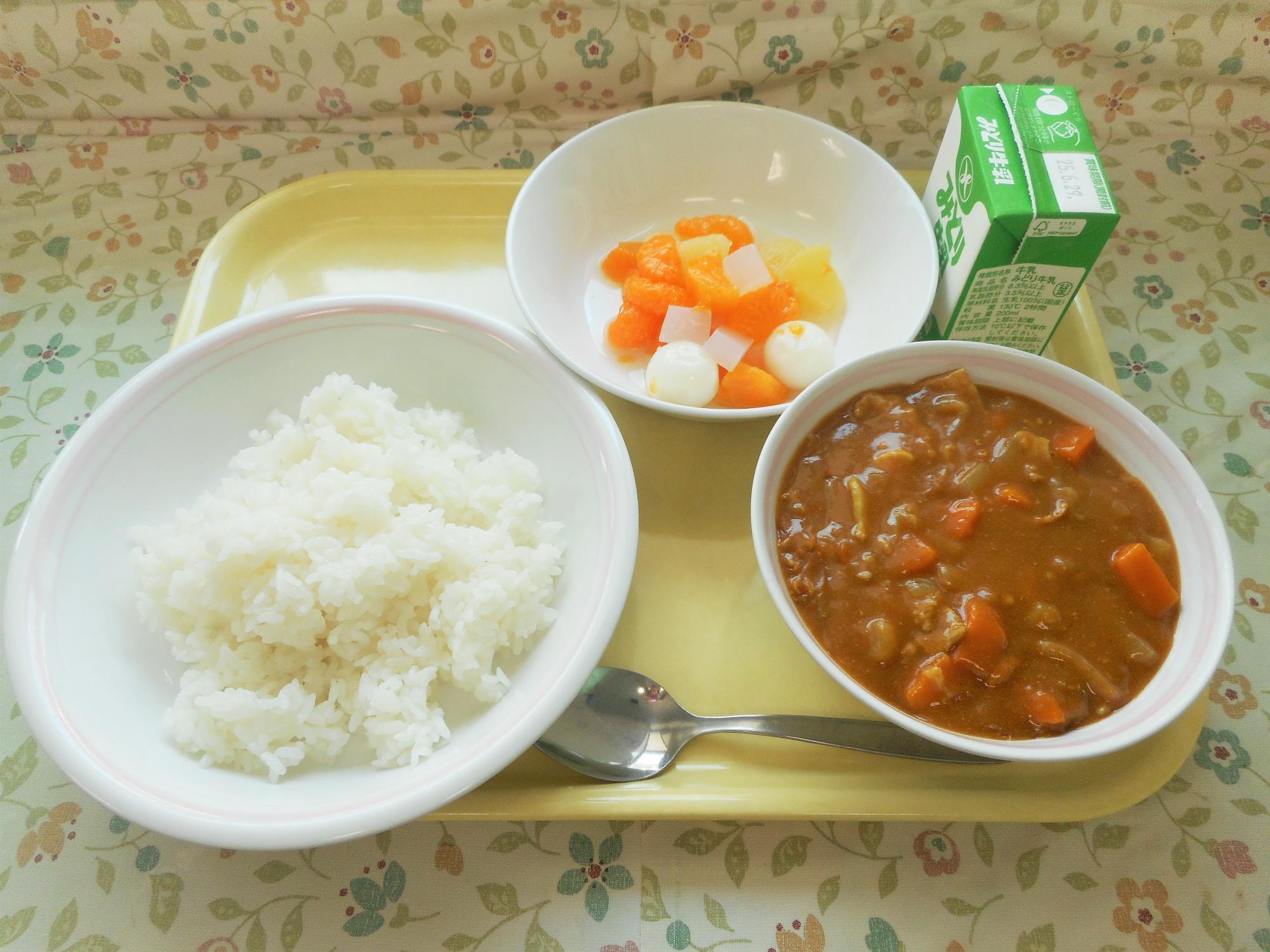 2025年6月20日の給食写真