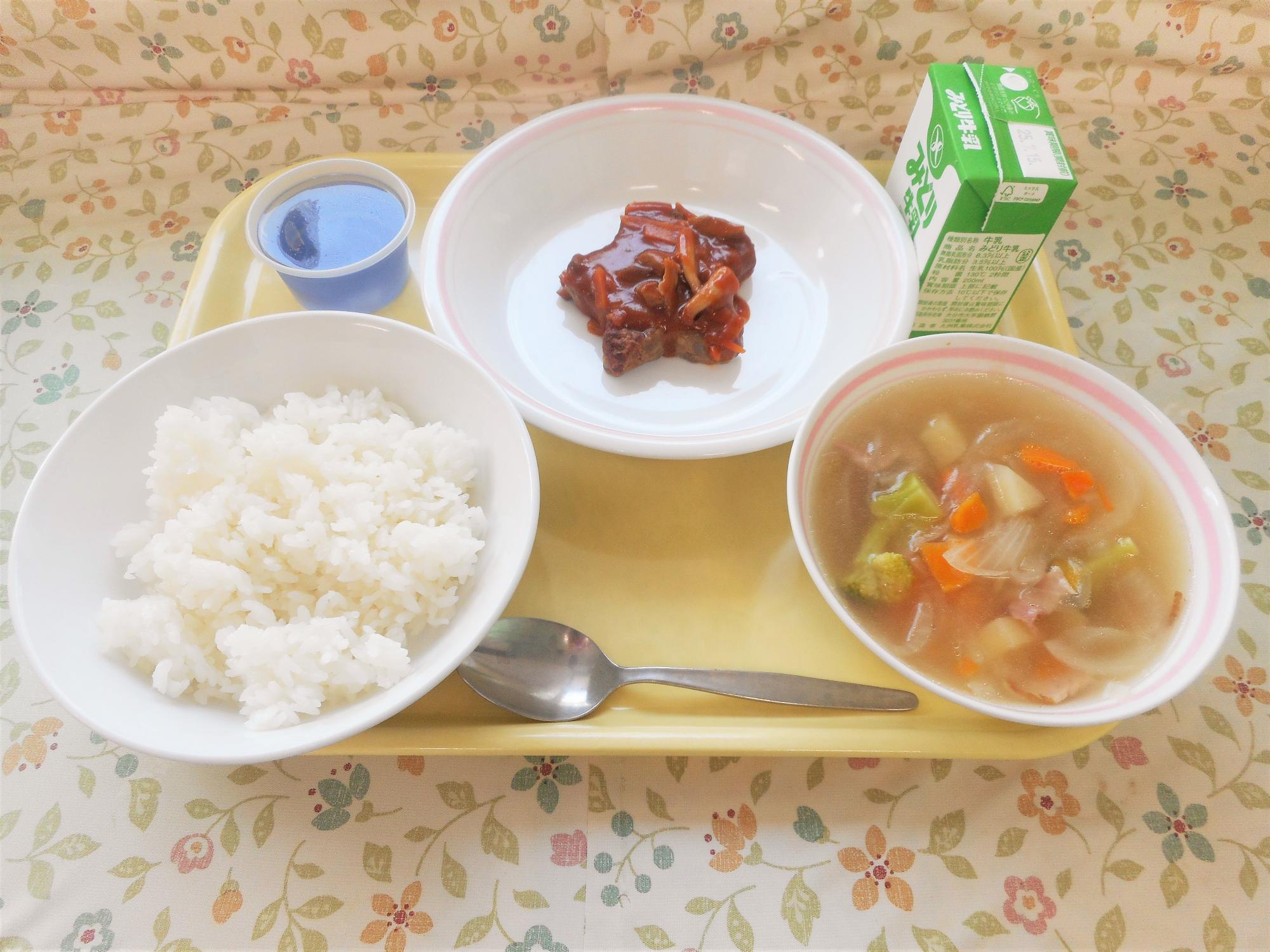 2025年7月7日の給食写真